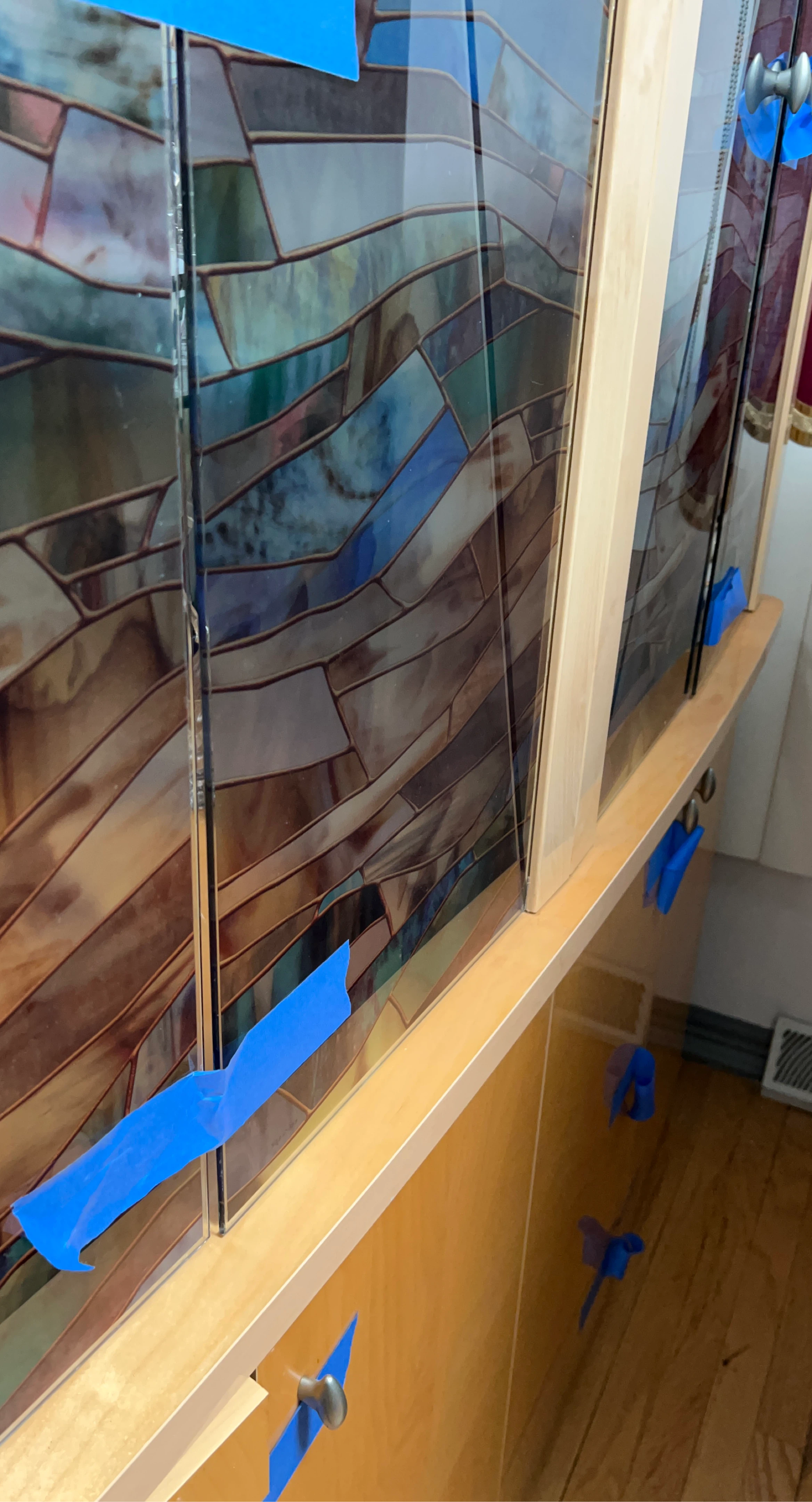 Stained Glass Cabinet Doors