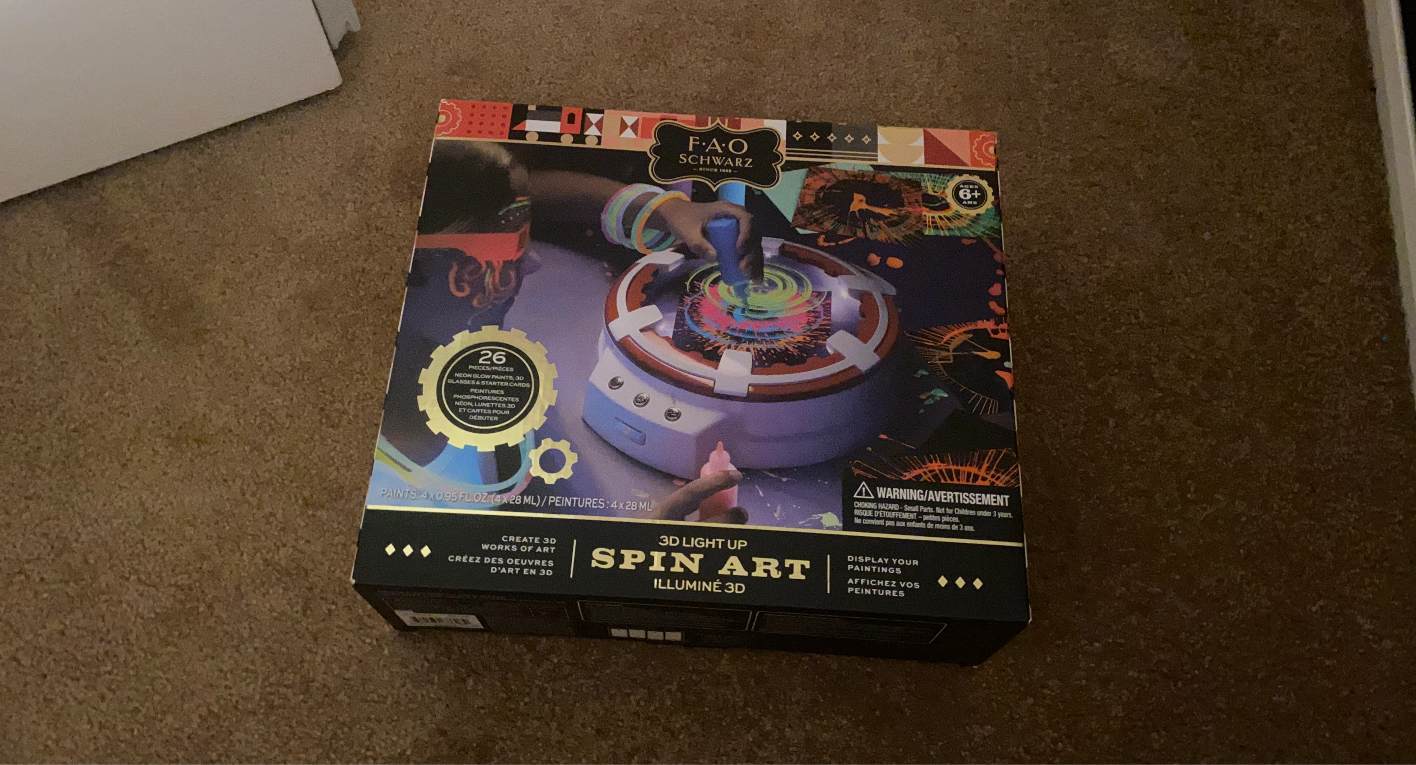 FAO Schwarz 3D Light Up Spin Art Machine