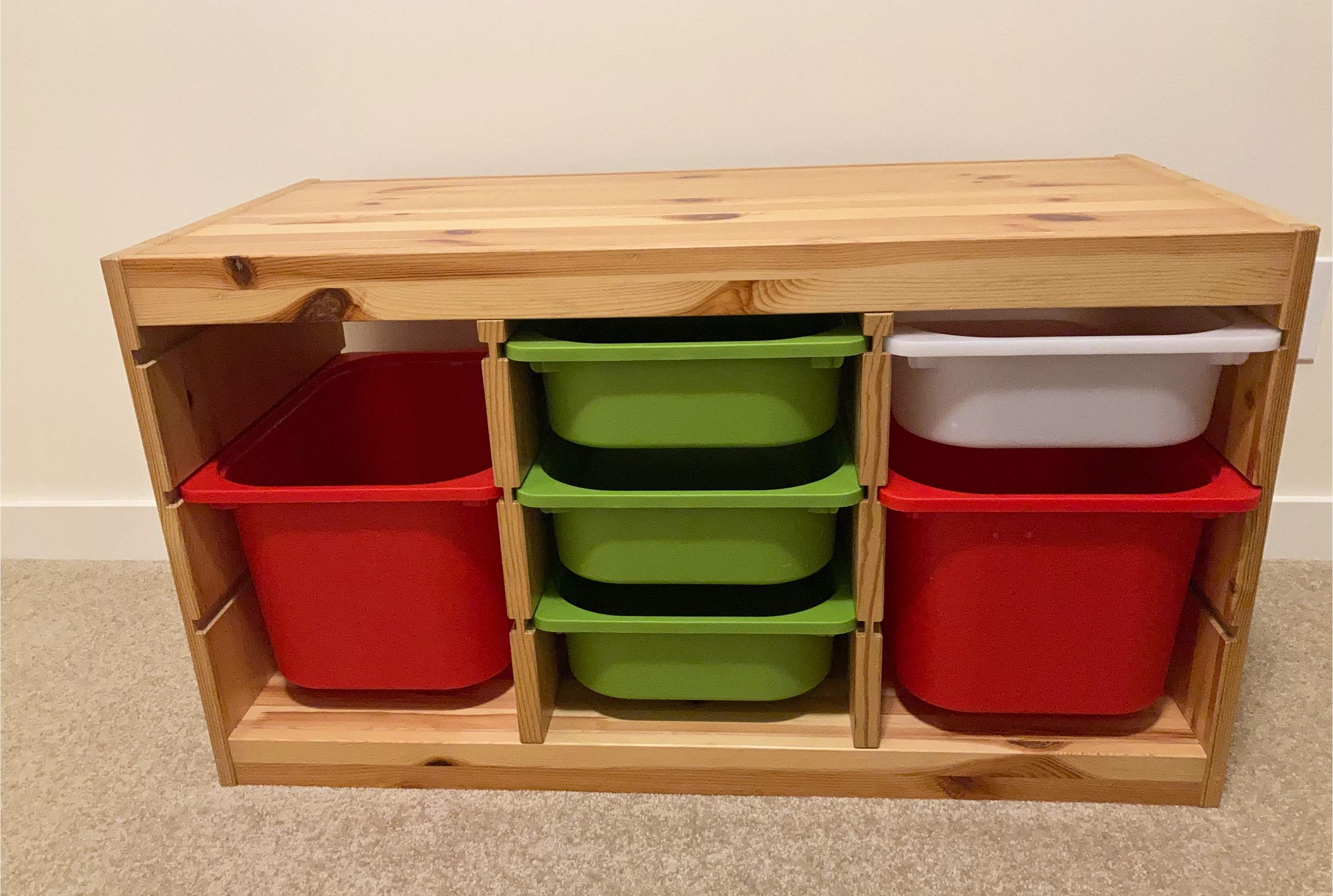 IKEA TROFAST Storage Unit with Bins