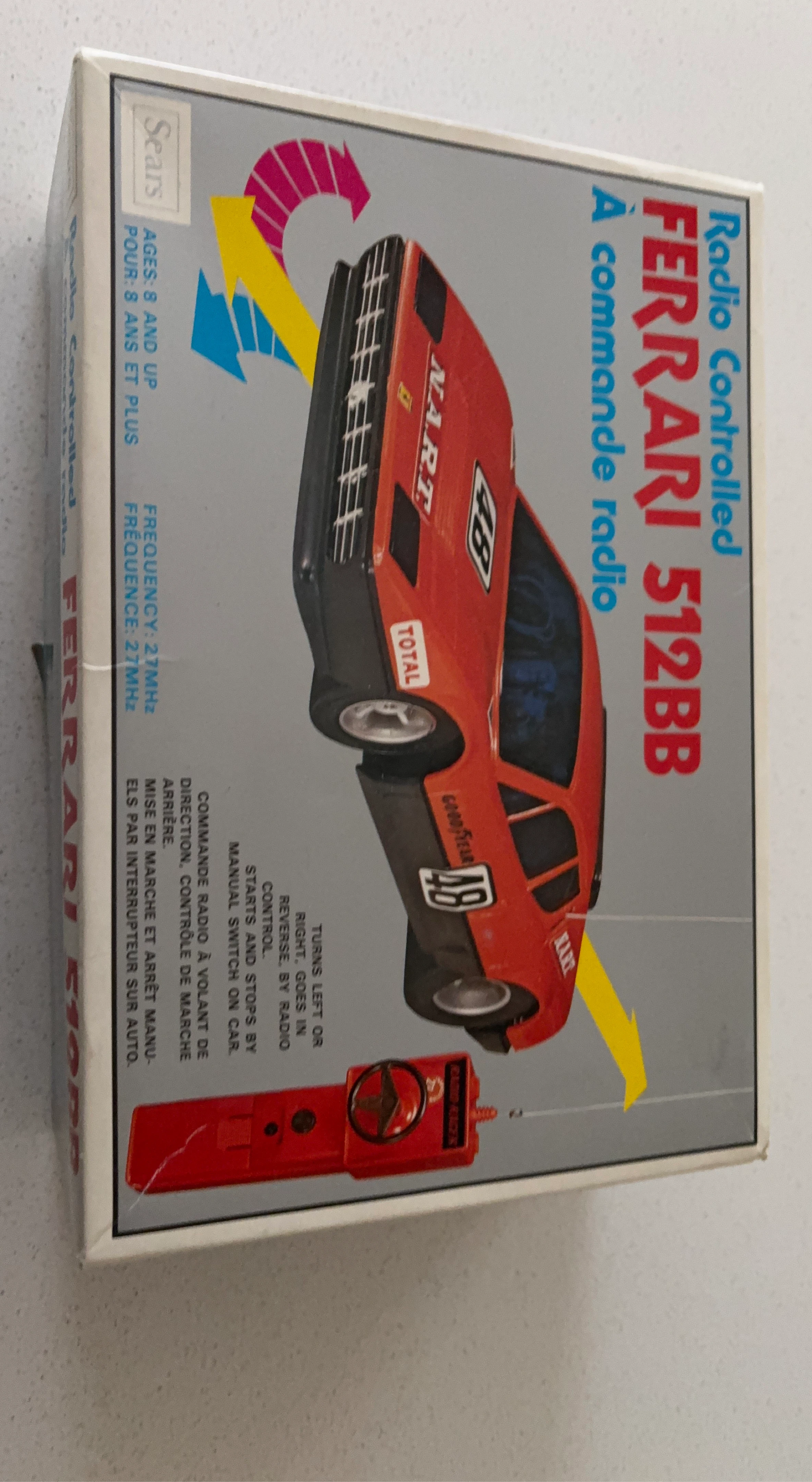 Sears Radio Controlled Ferrari 512BB Toy Car