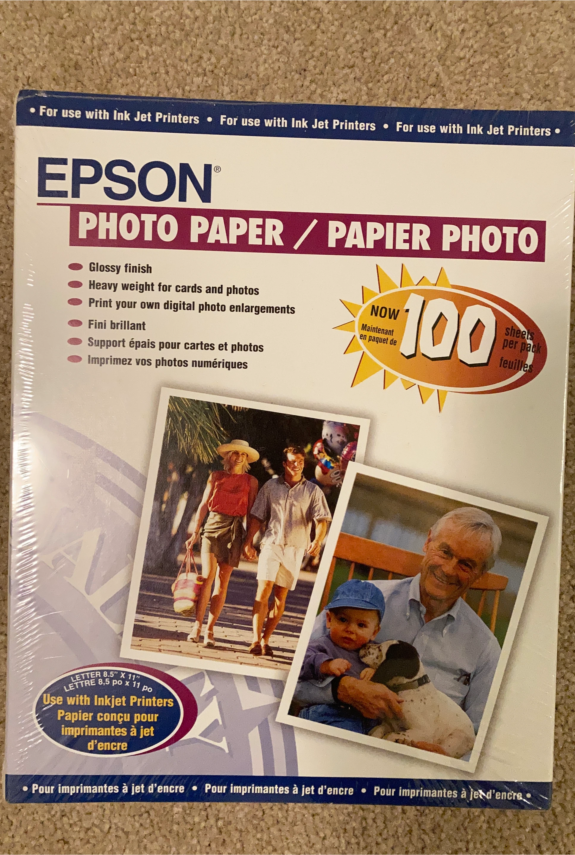Epson 100 Sheets Photo Paper