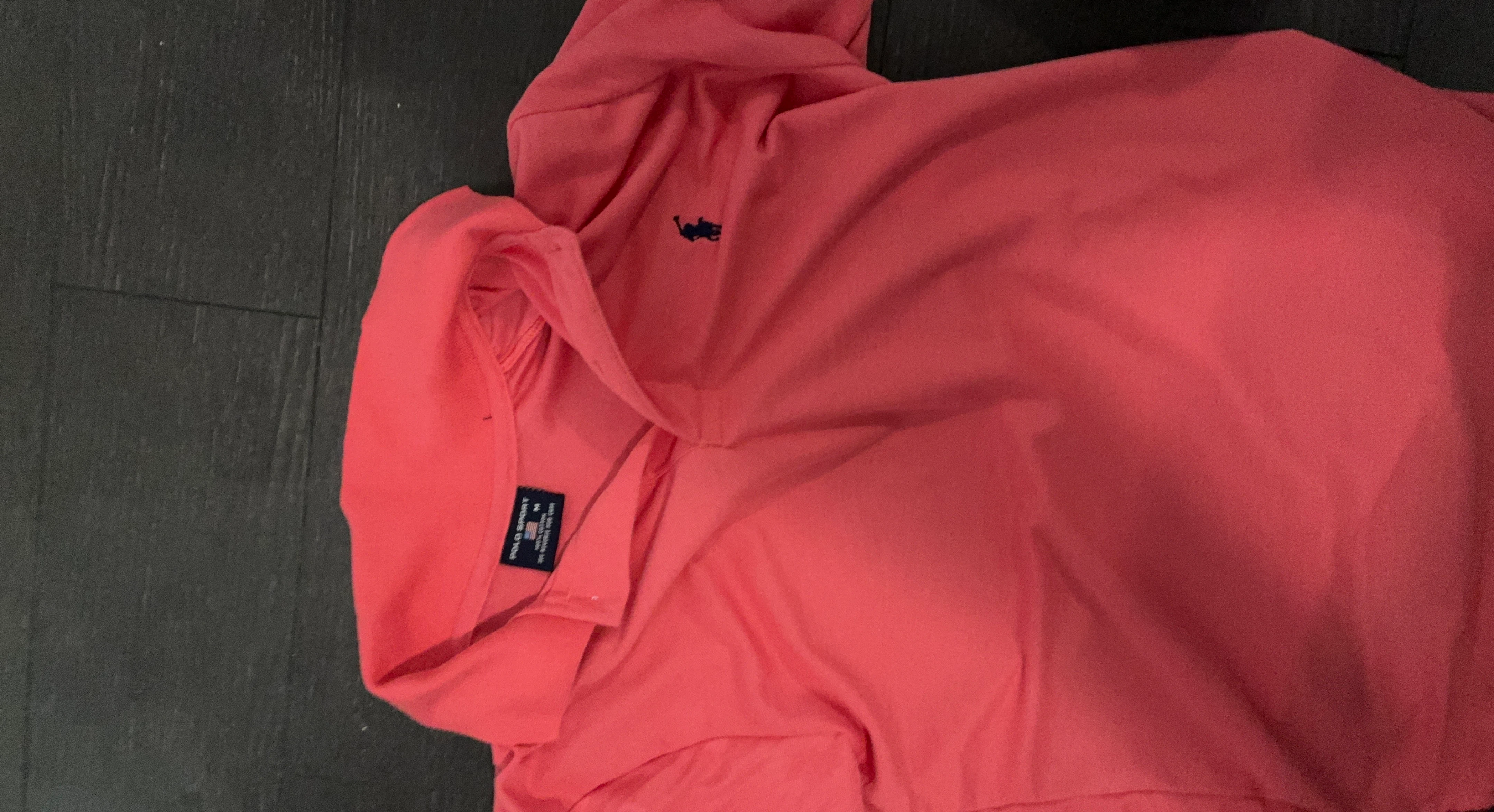 Polo Ralph Lauren Men's Short Sleeve Polo Shirt Coral Red Size L - photo 2