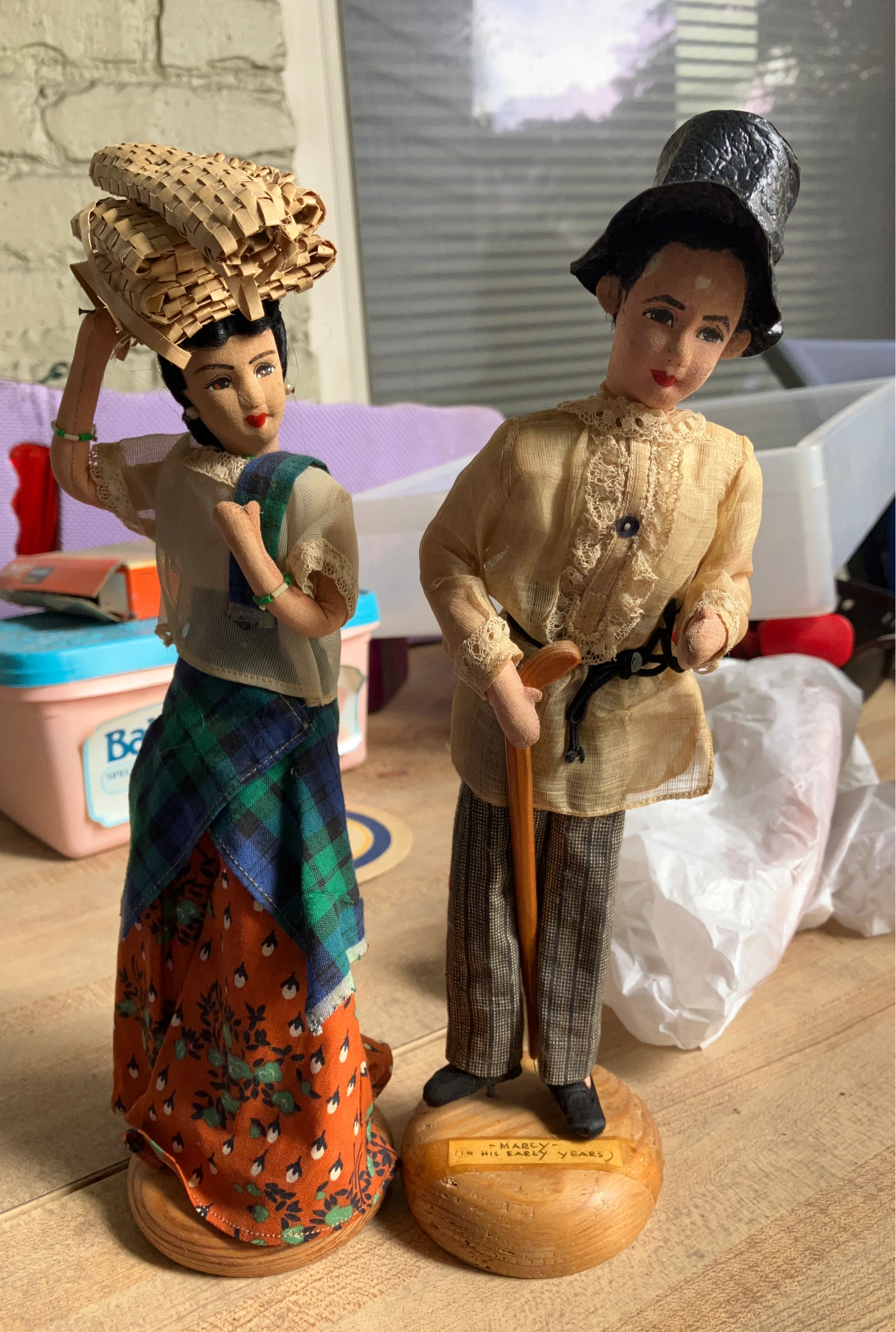 Vintage Filipino Couple Dolls