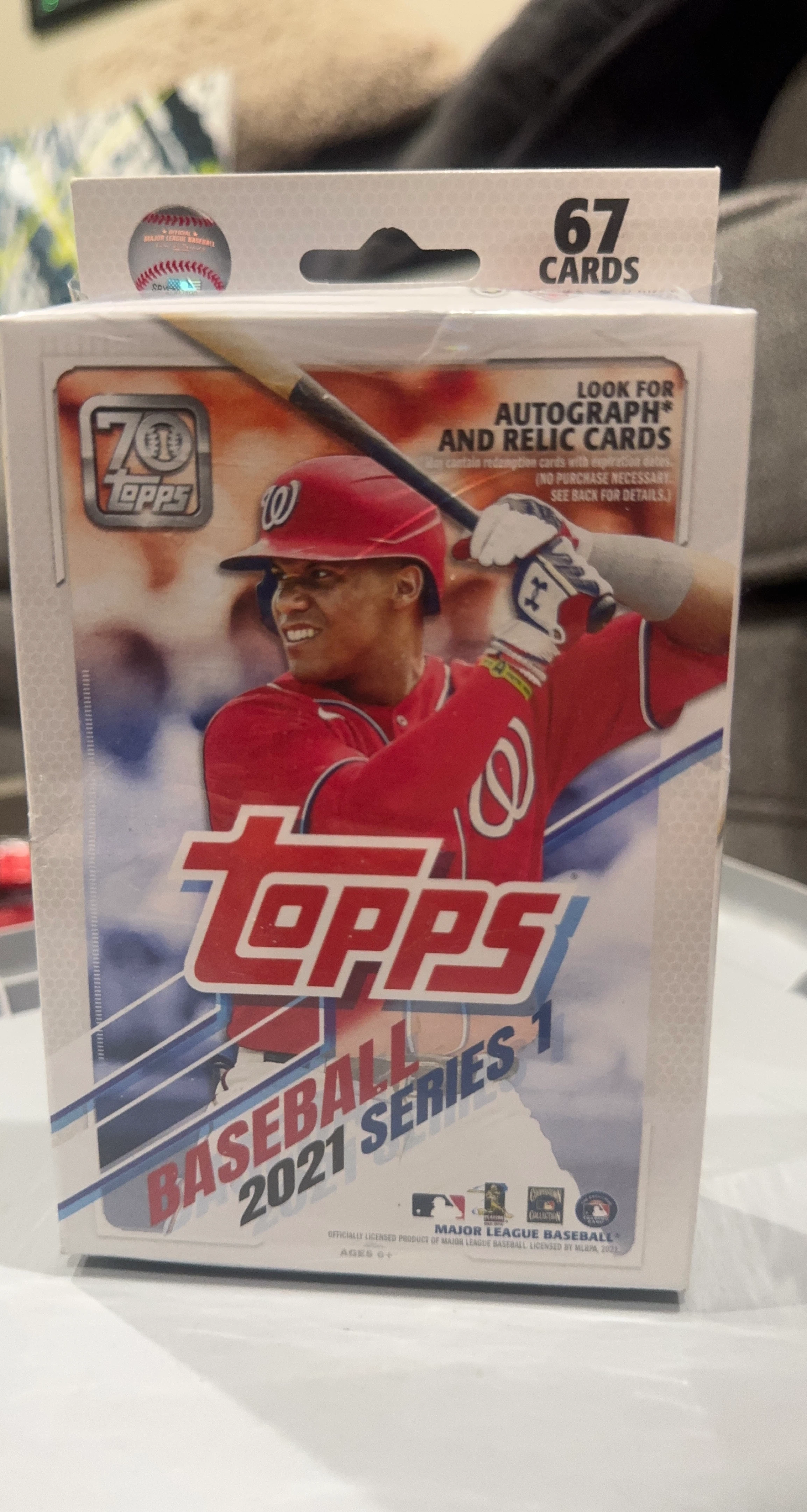 Topps Baseball 2021 Series 1 Trading Card Box - photo 2