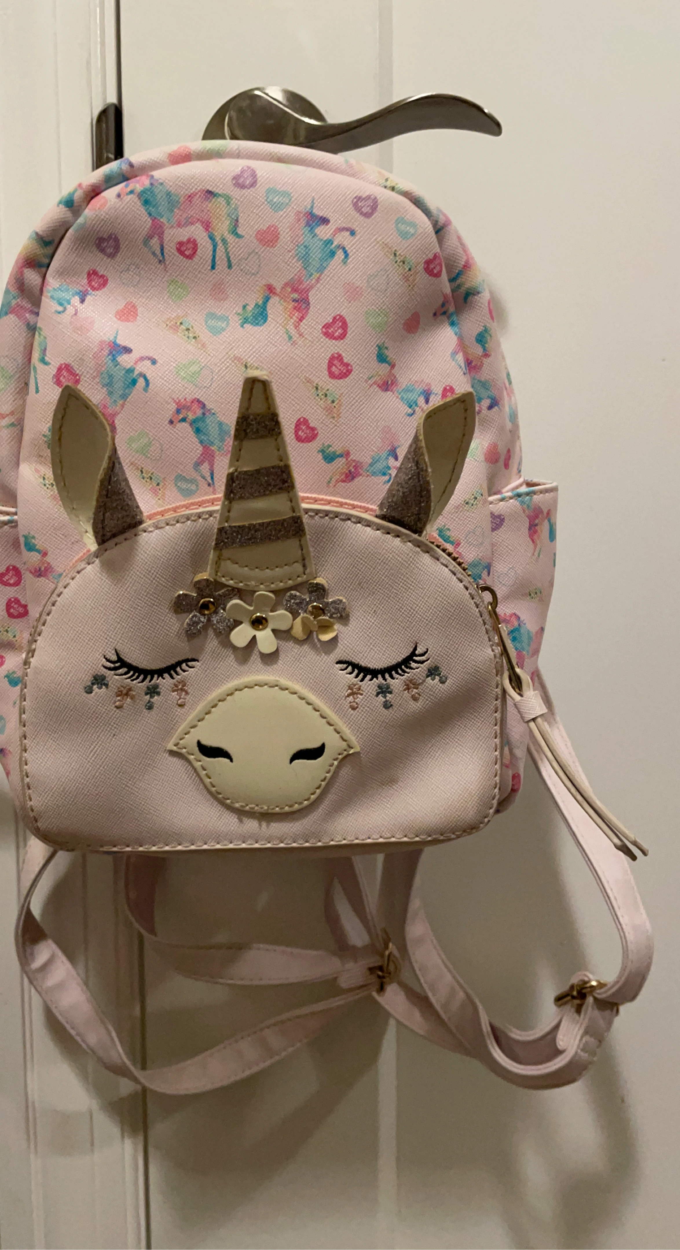 Pink Unicorn Backpack for Kids