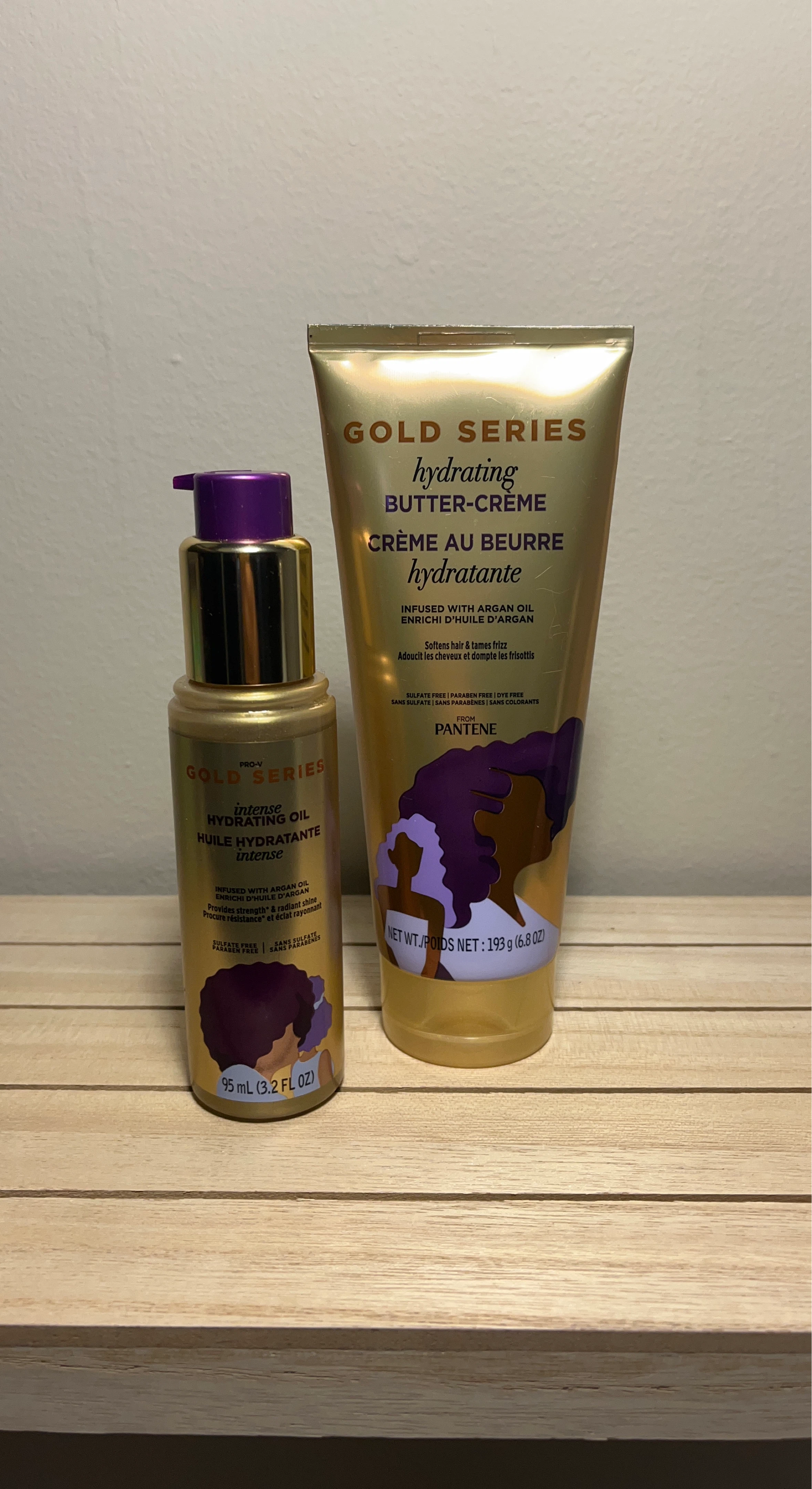 Pantene Gold Set - Hydrating Hair Oil and Butter-Creme