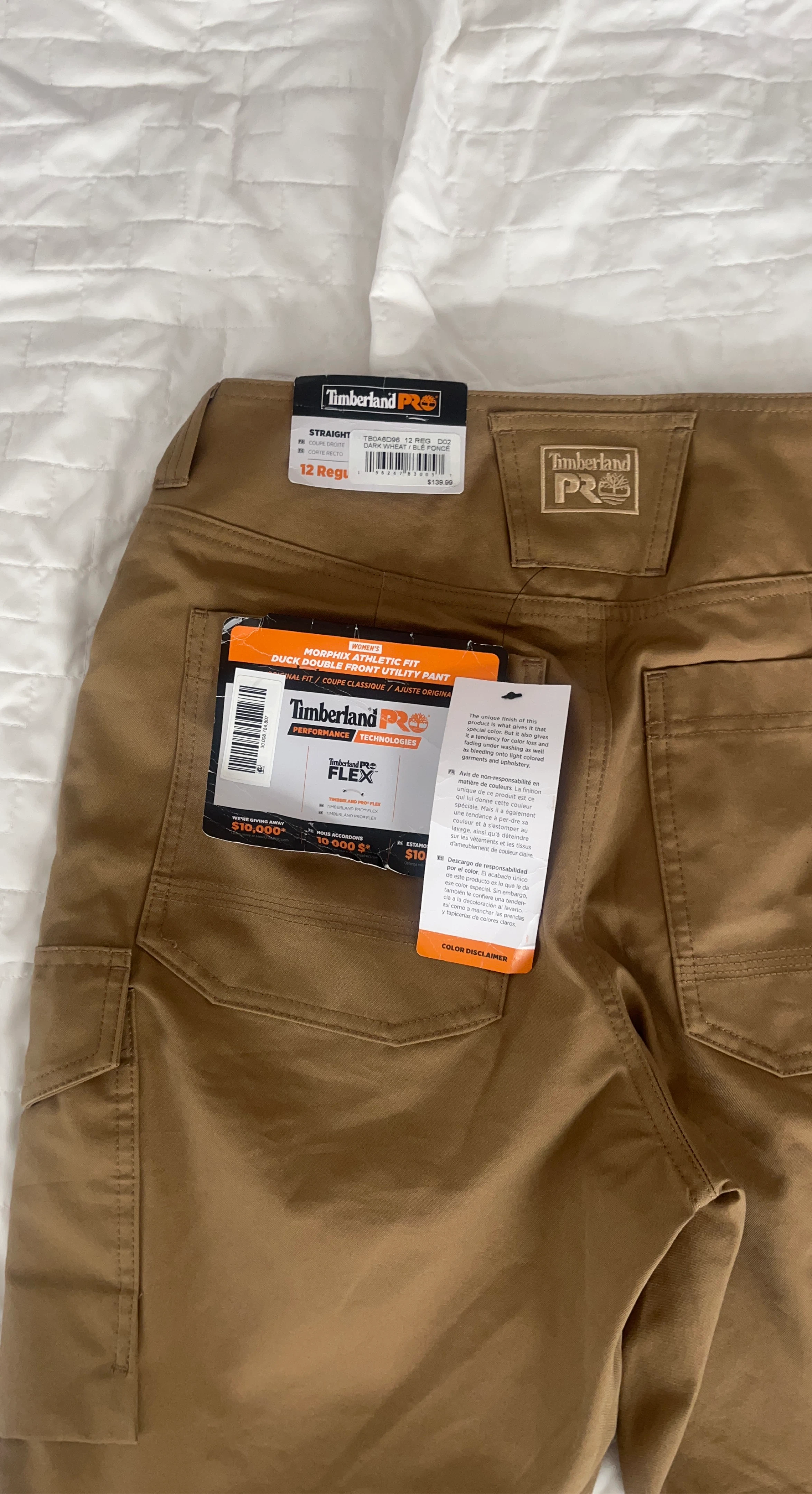 Timberland PRO women Modern Fit Double Front Utility Pants