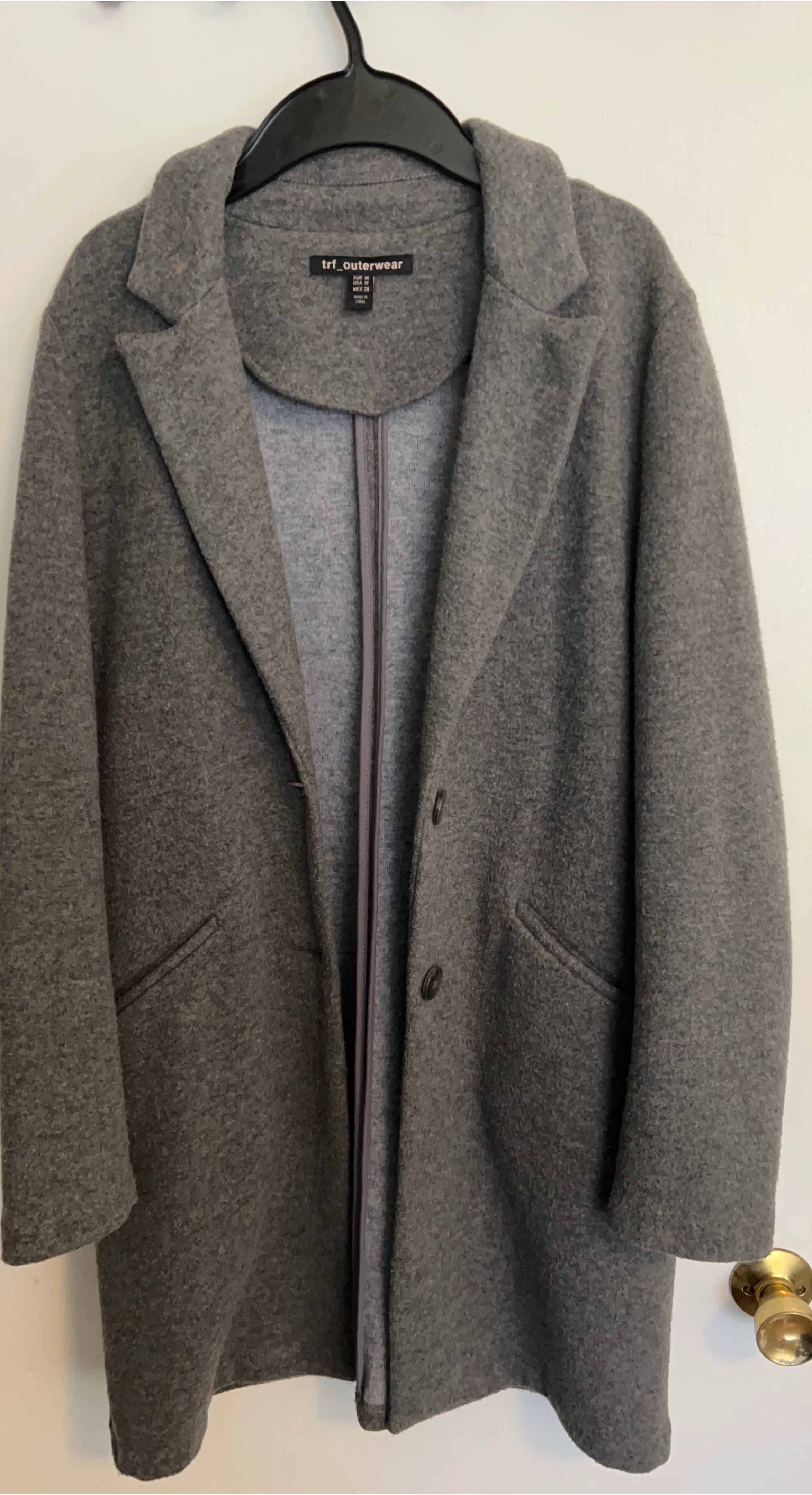 TRF Zara Grey Overcoat