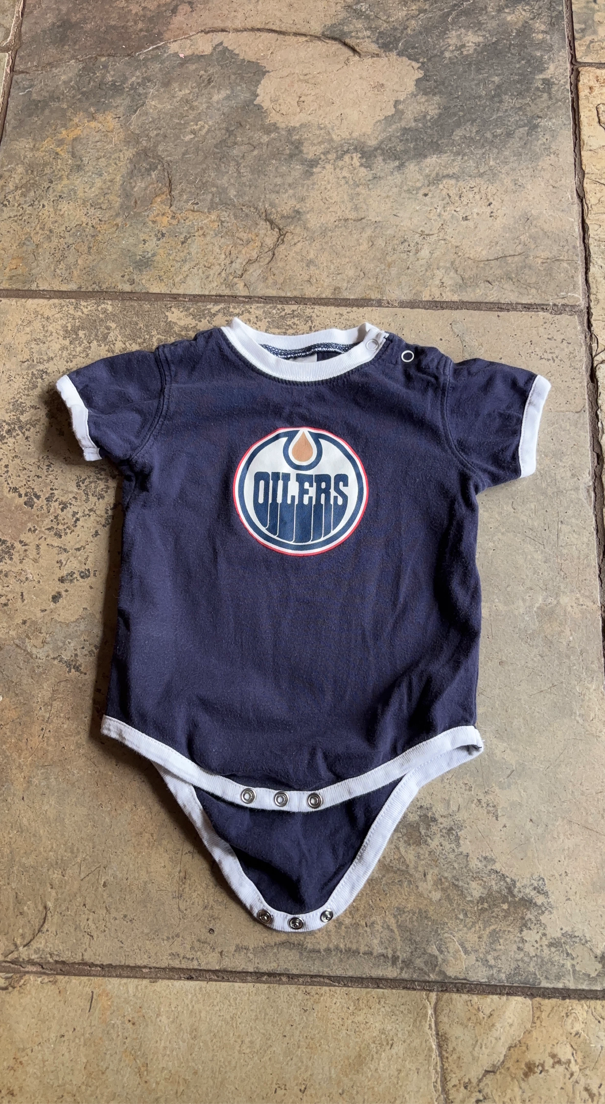 Edmonton Oilers Baby Onesie