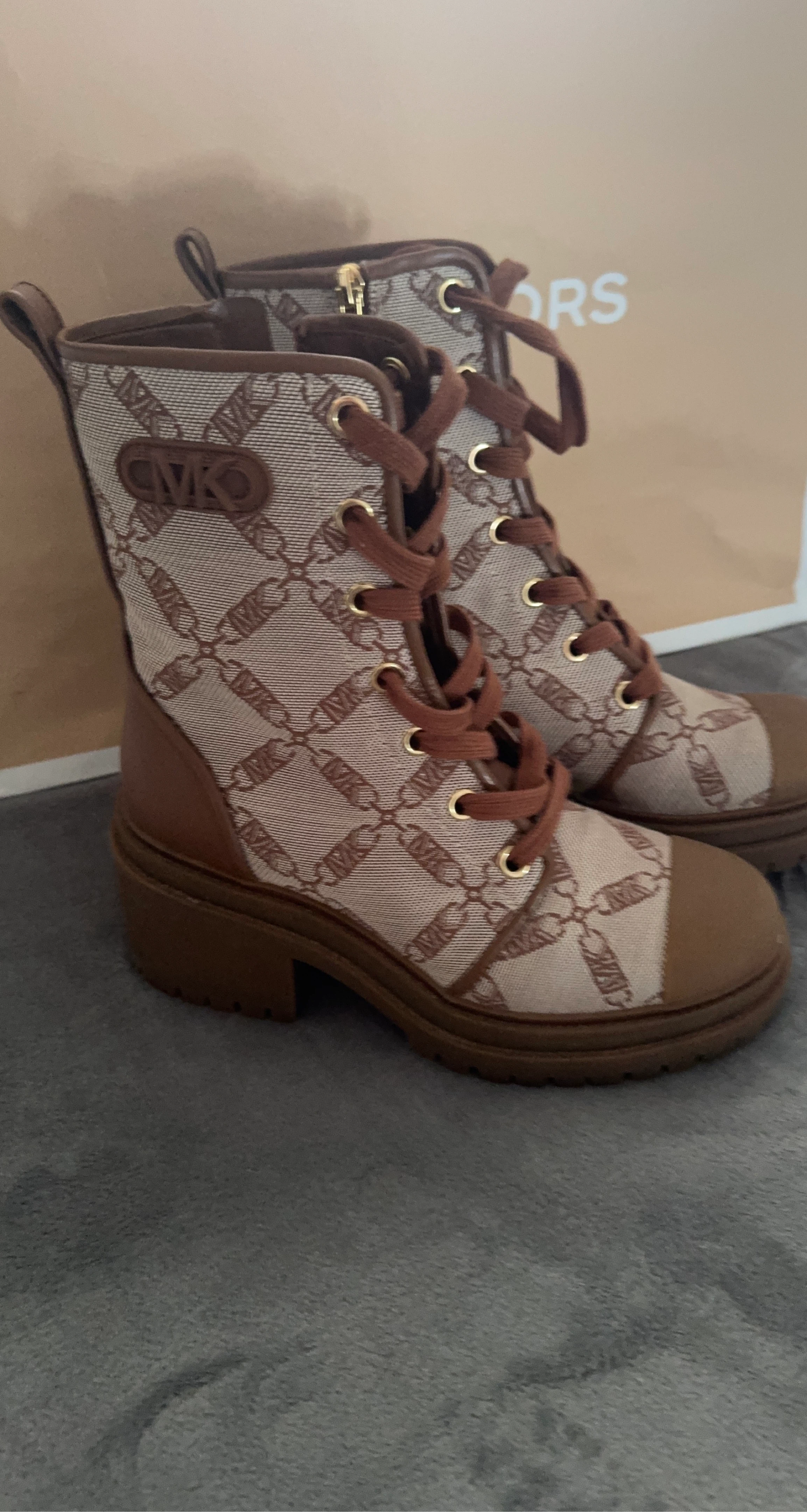 Michael Kors MK Monogram Boots