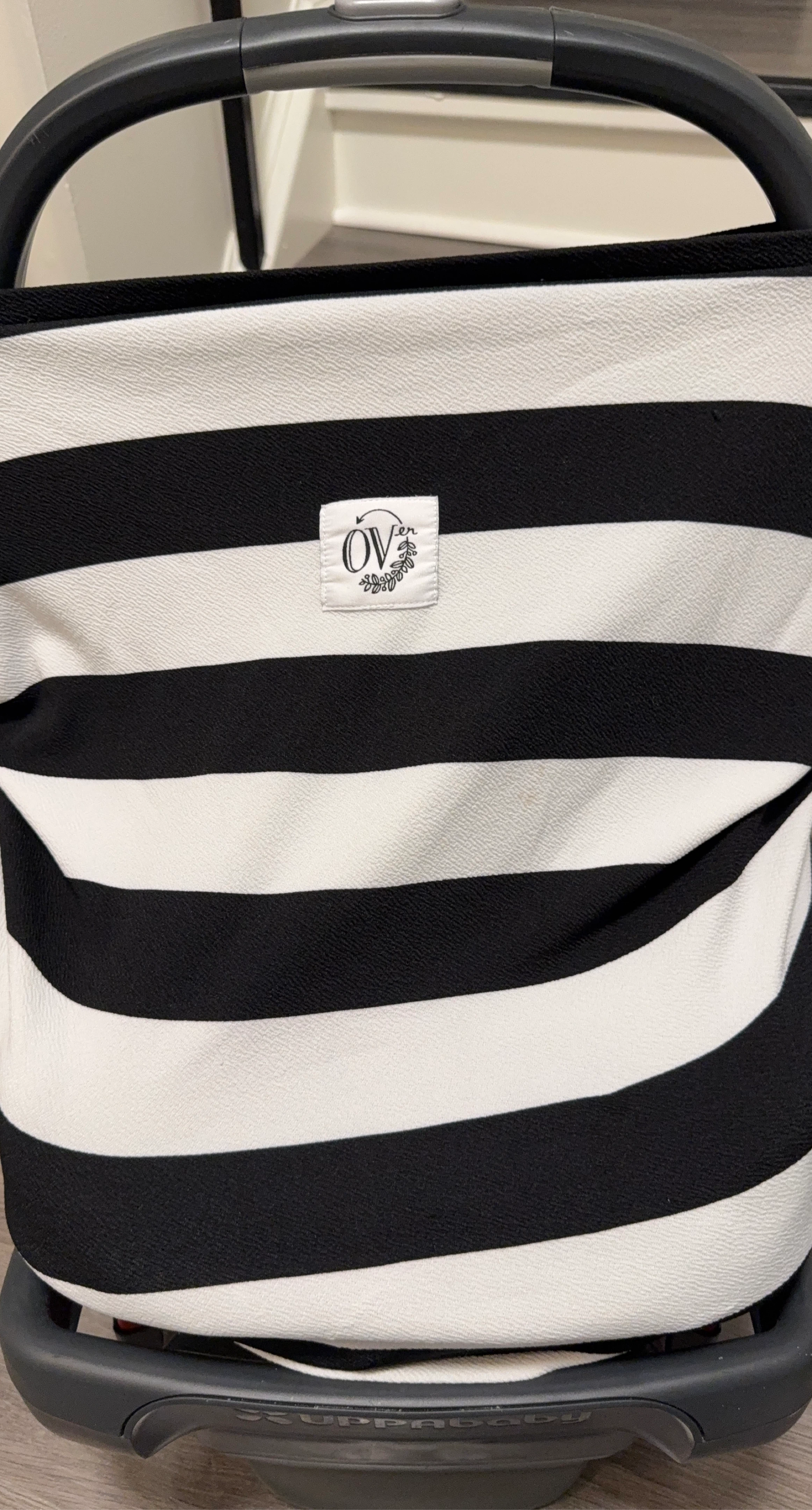 Black and White Striped Tote Bag
