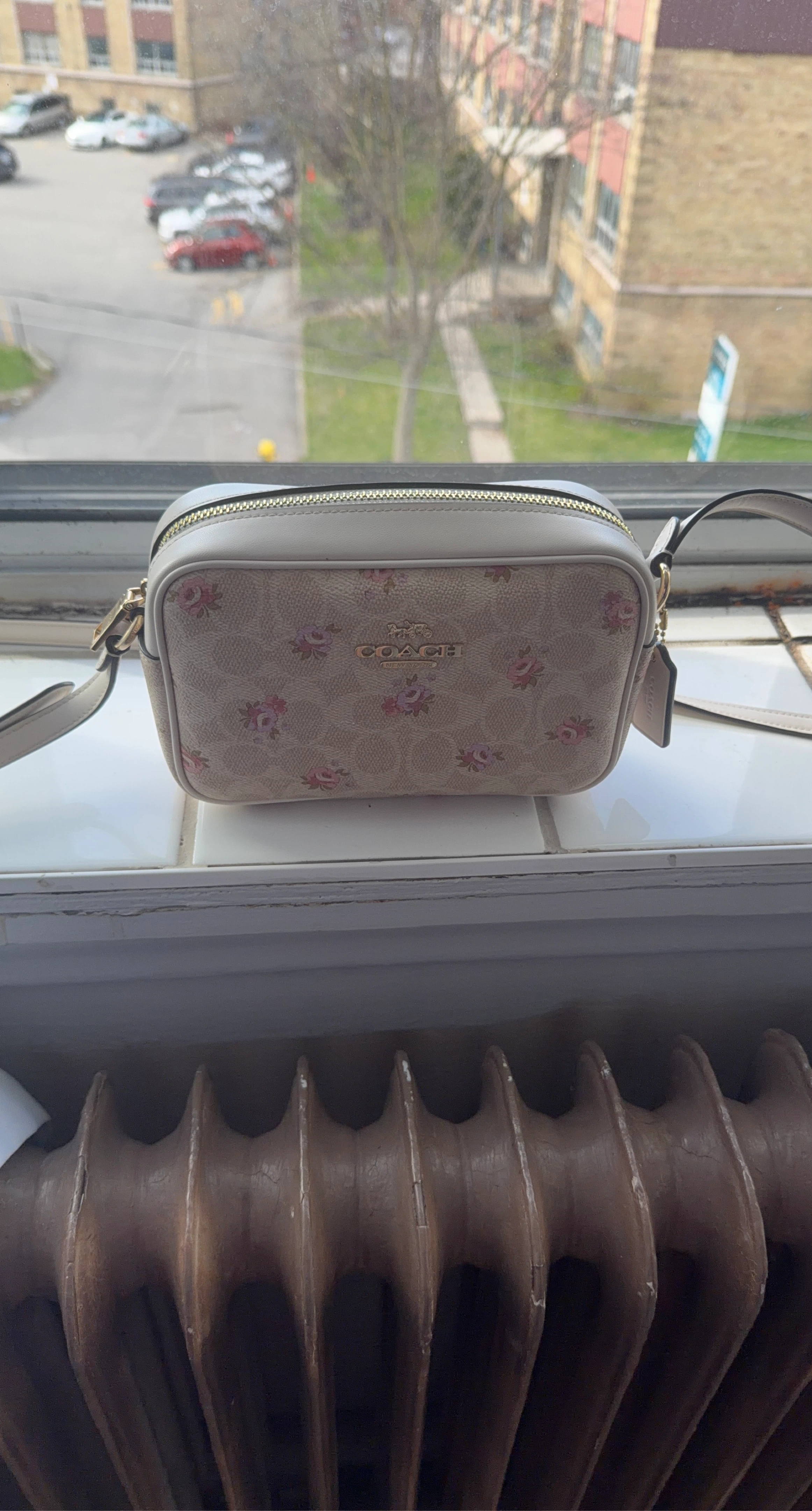 Coach Floral Print Camera Bag