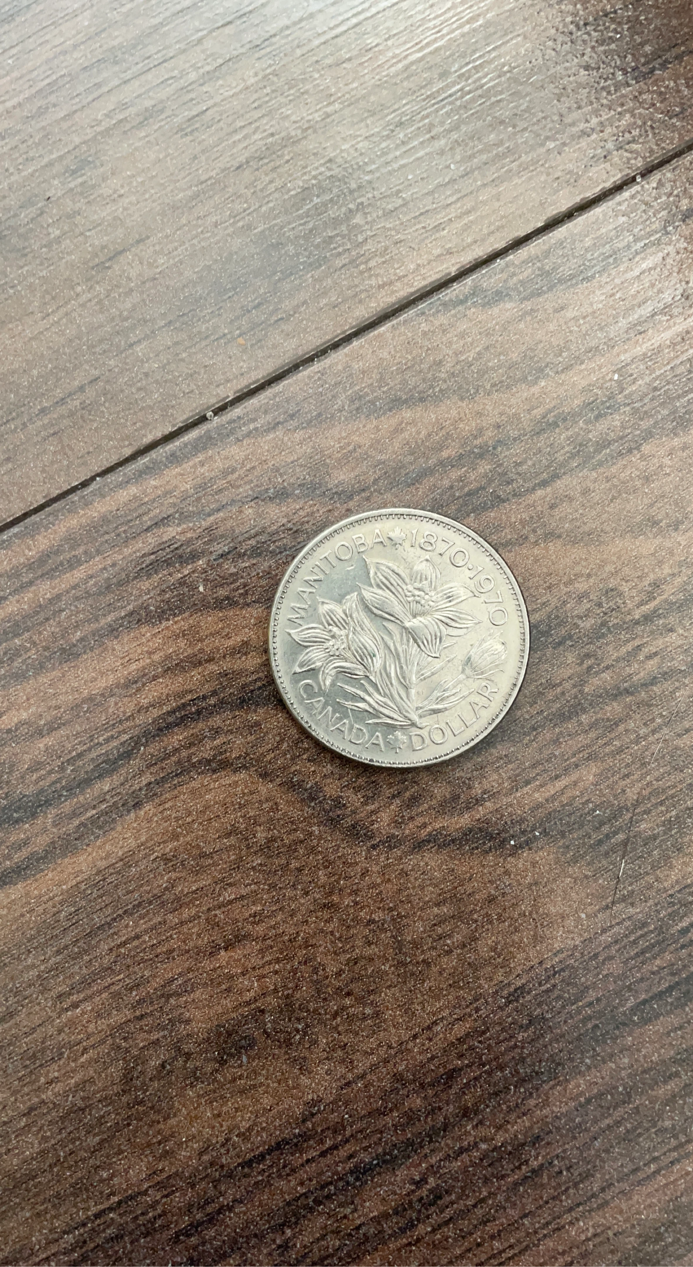 1970 Canada Dollar Coin - Manitoba
