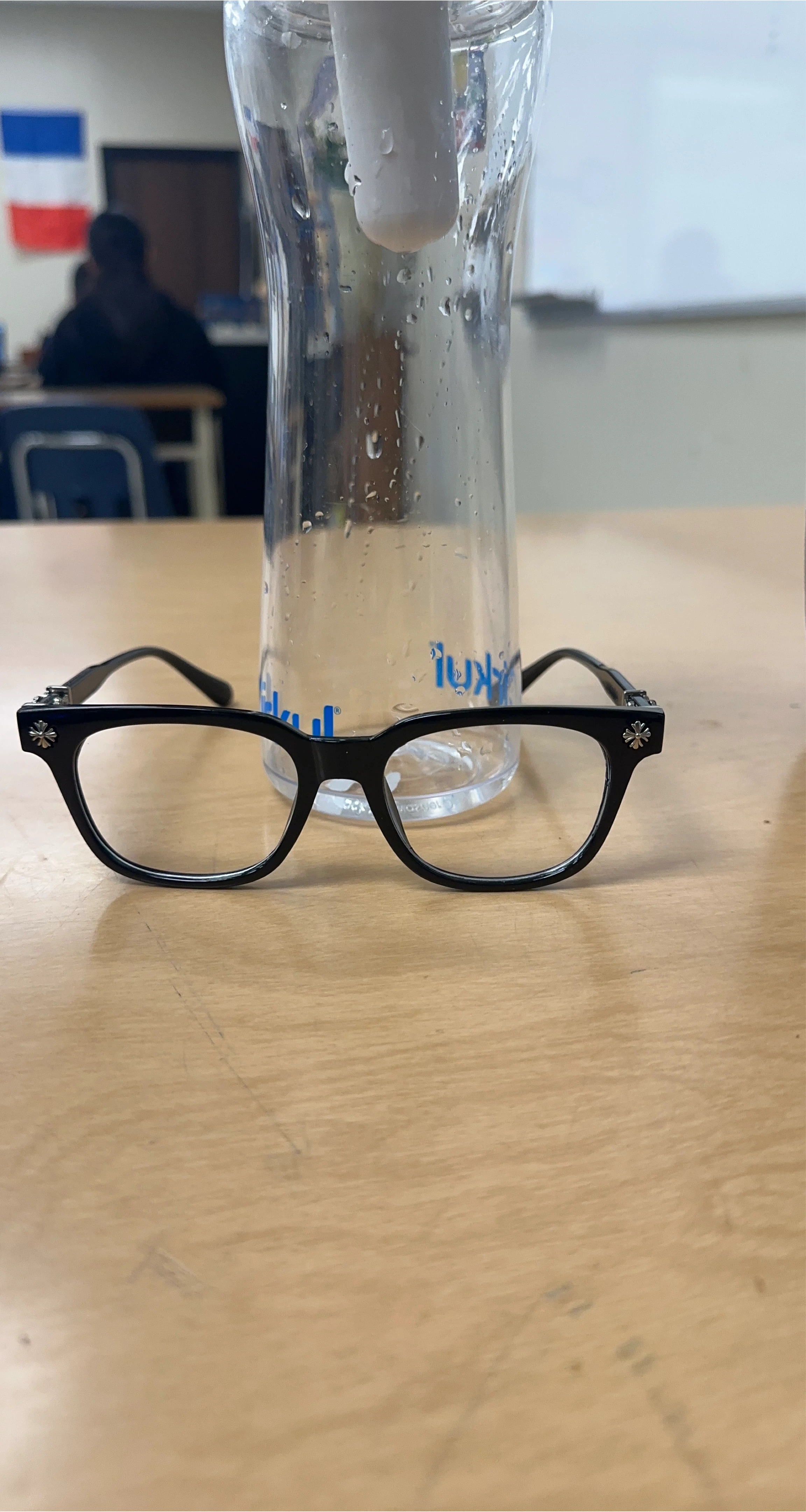 Chrome Hearts Glasses - Black Frame