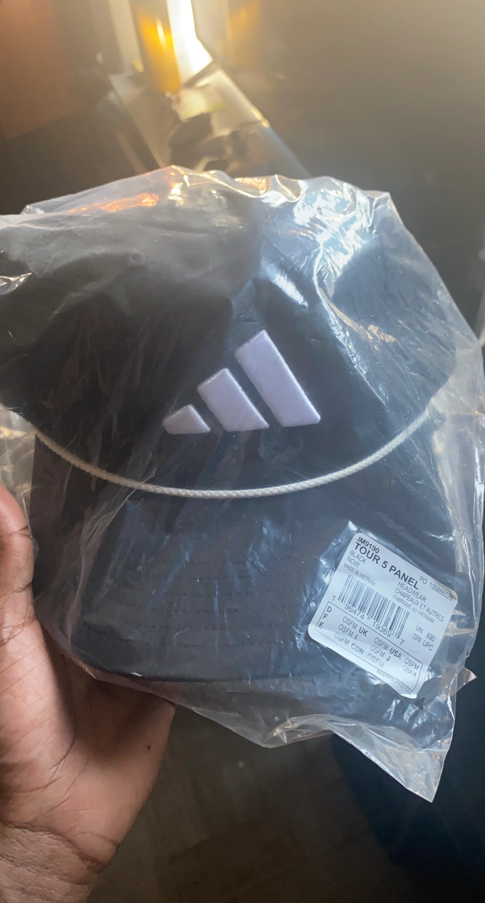 Adidas Tour 5 Panel Cap Black ( Cash or trade offs)