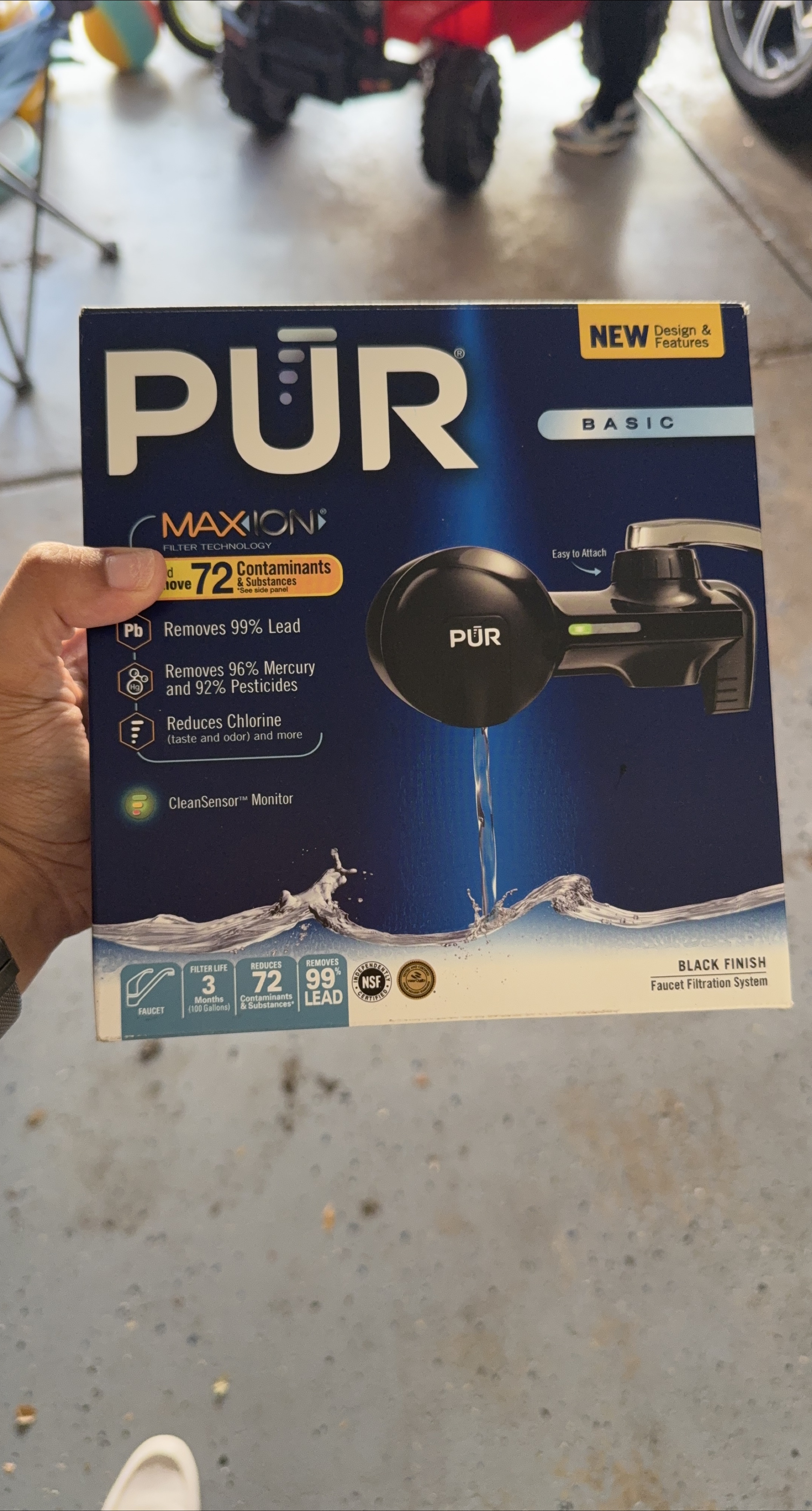 PUR Basic Faucet Filtration System - Black Finish