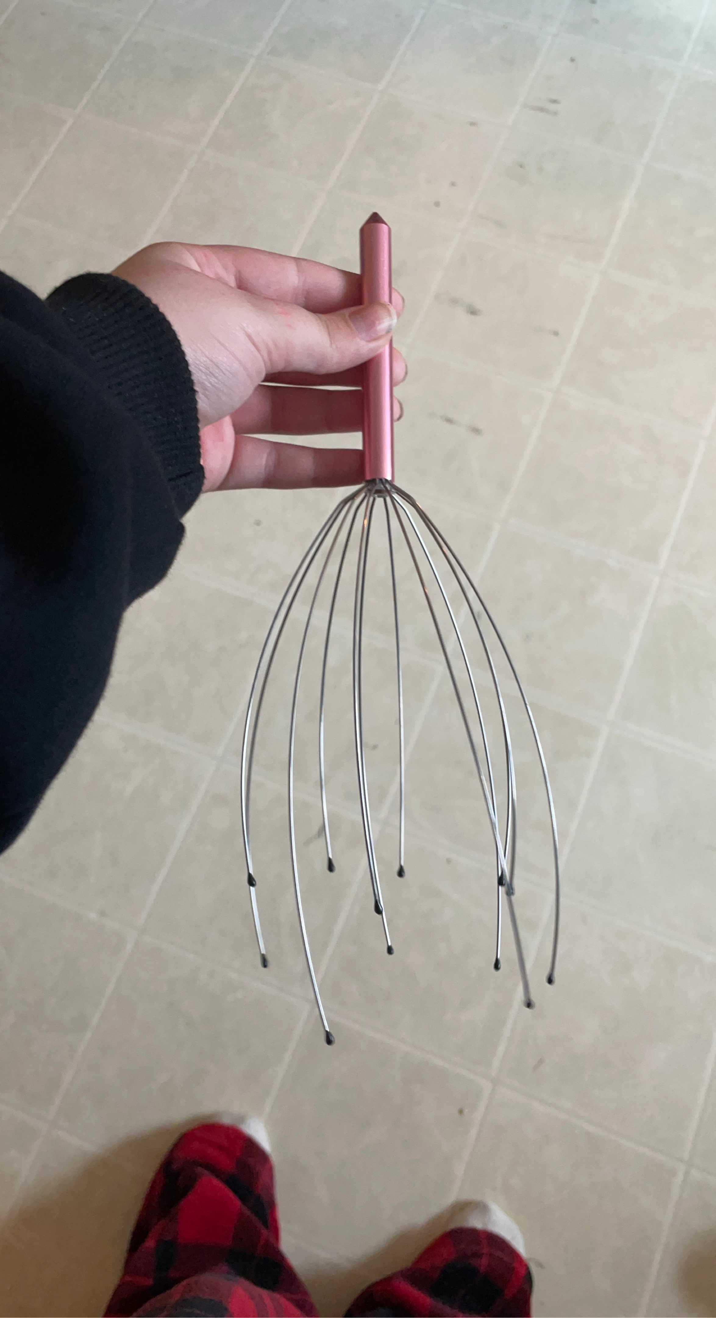 Pink Scalp Massager