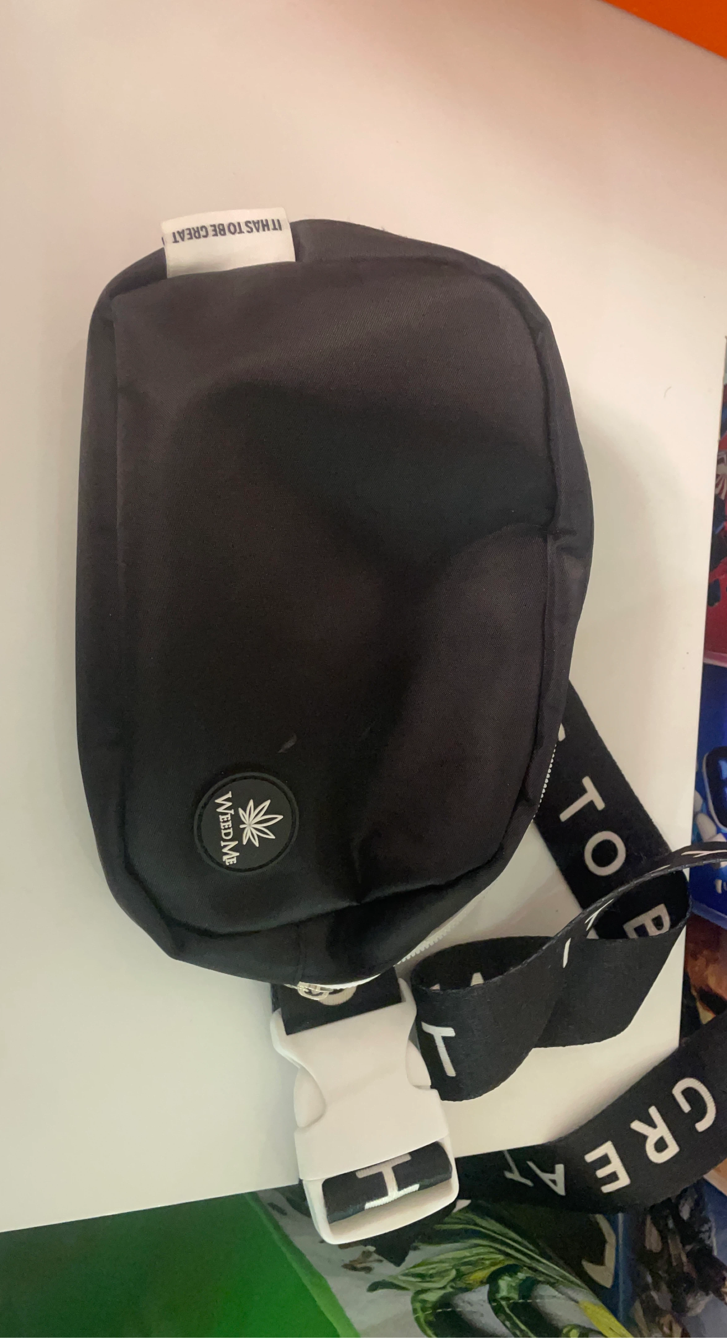 WeedMe Black Fanny Pack