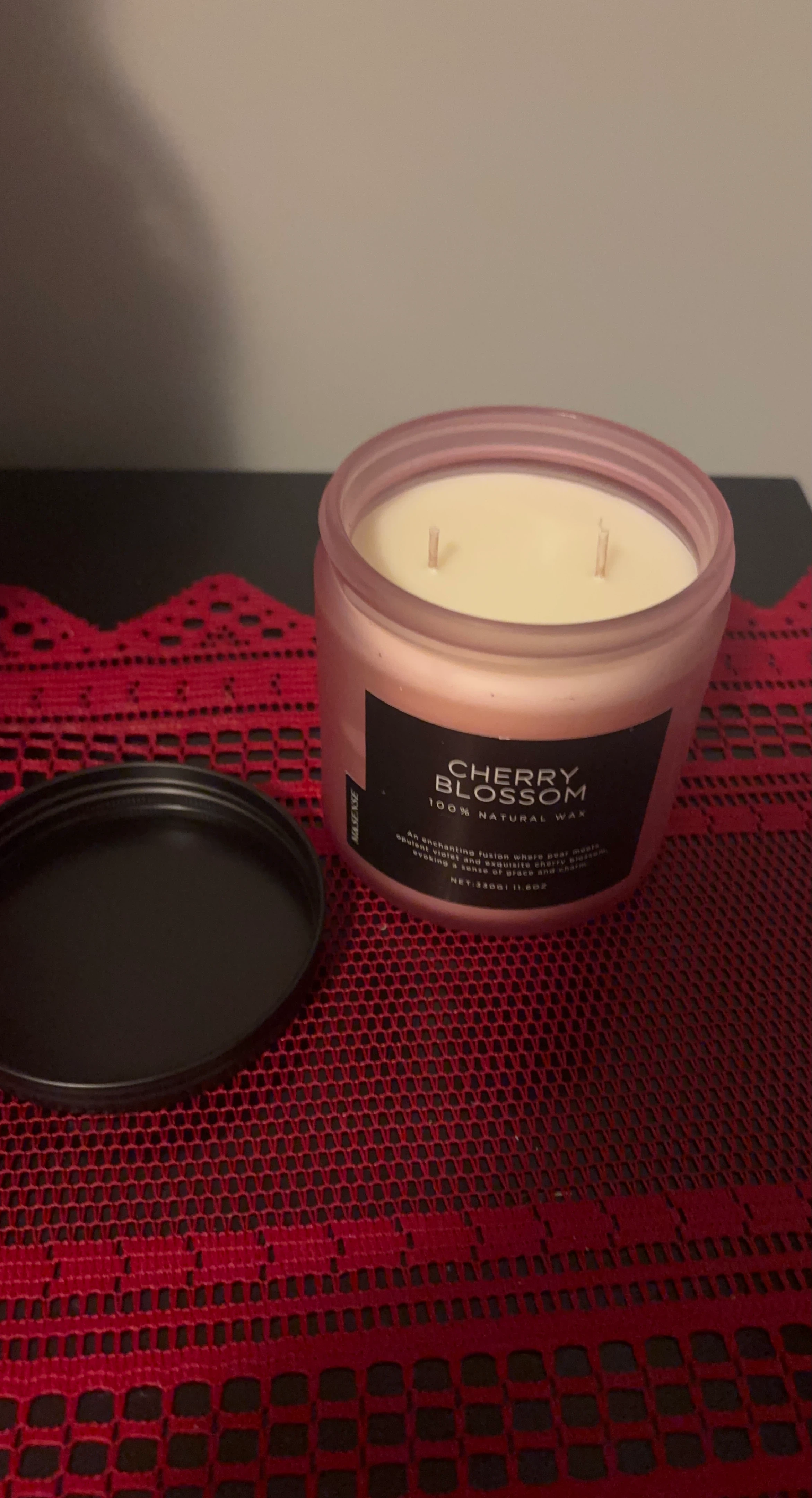 MASENSE Cherry Blossom 100% Natural Wax Candle