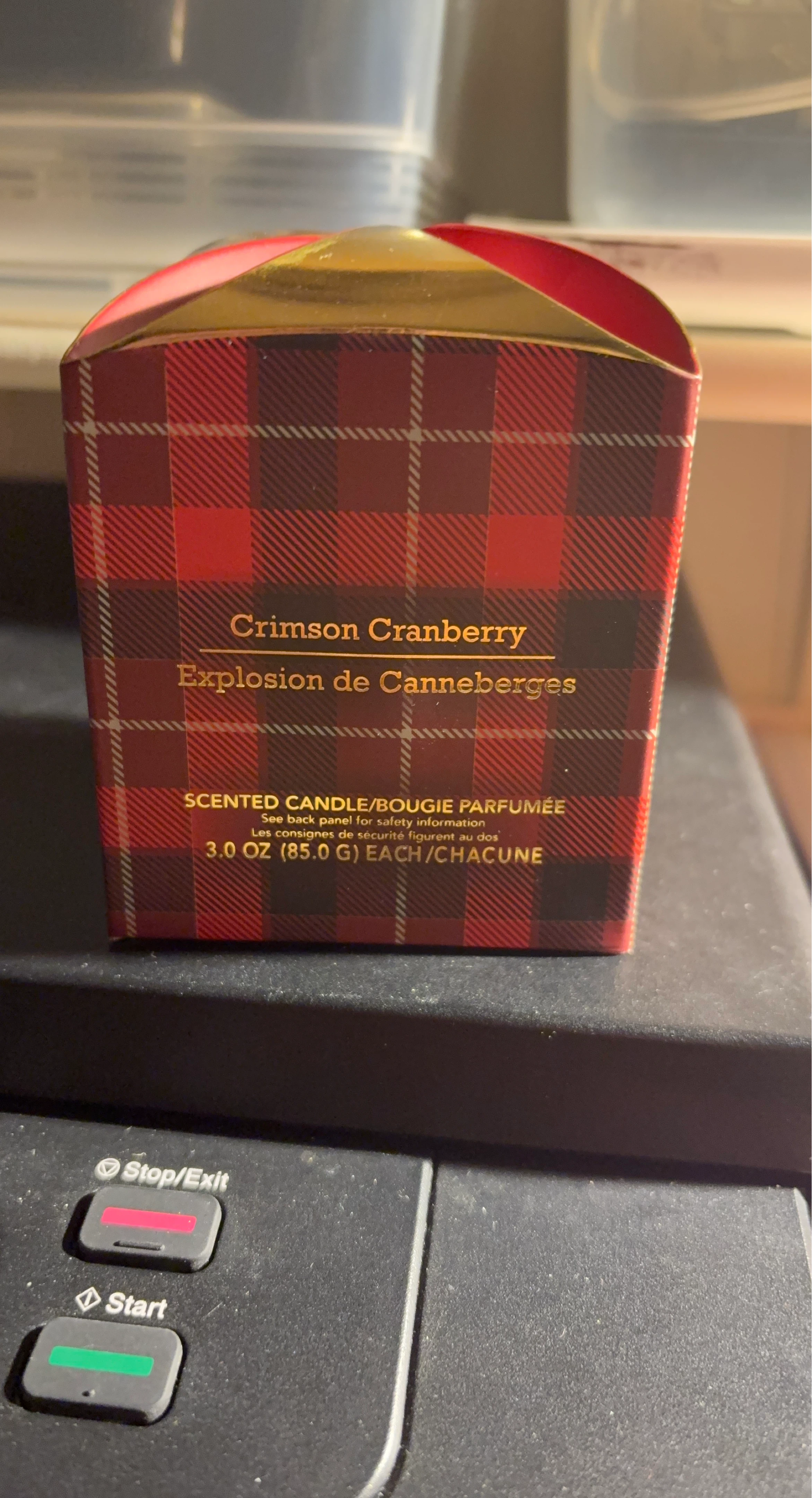 Crimson Cranberry Scented Candle - 3.0 OZ