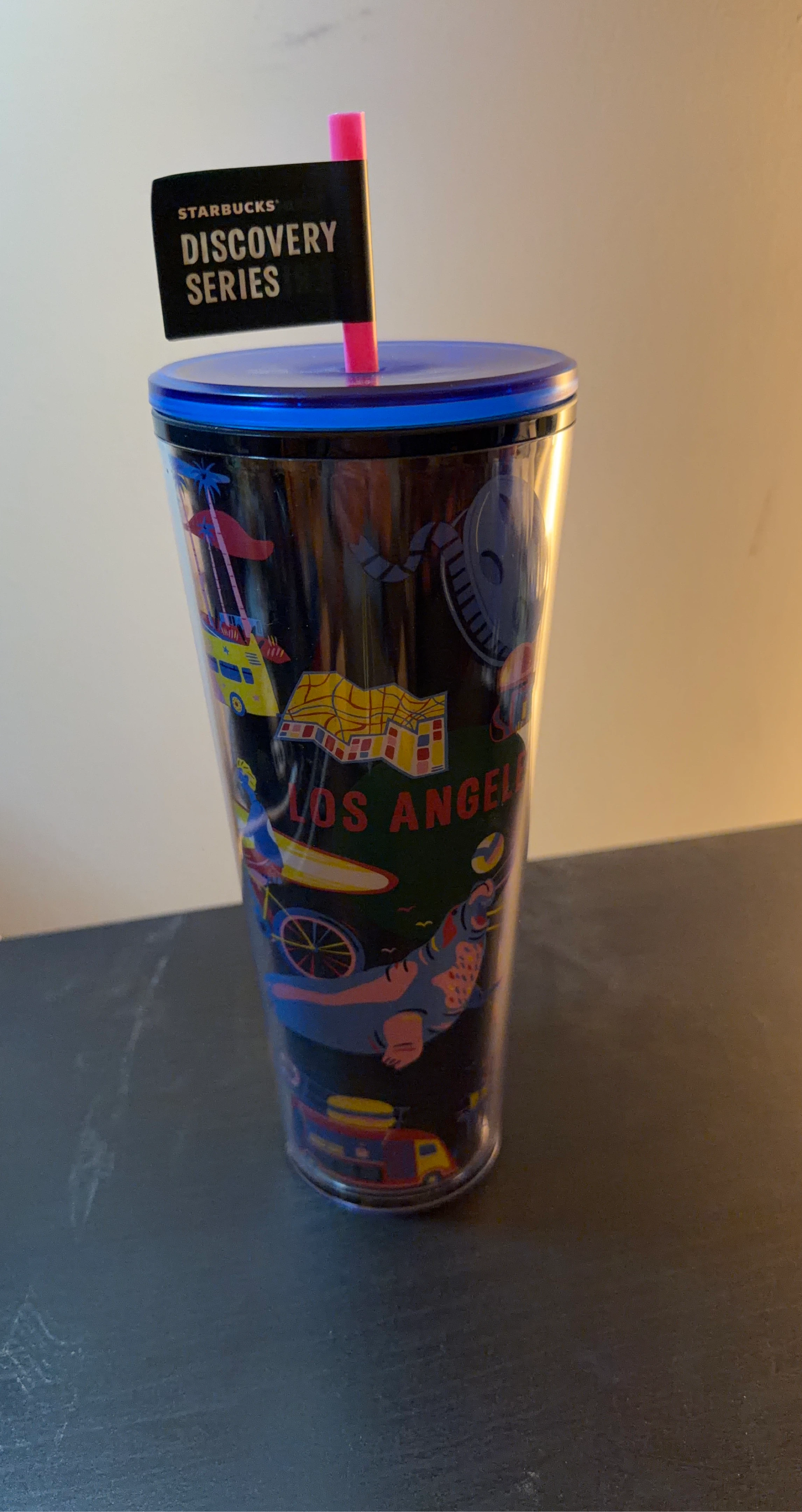 Starbucks Discovery Series Los Angeles Tumbler with Straw
