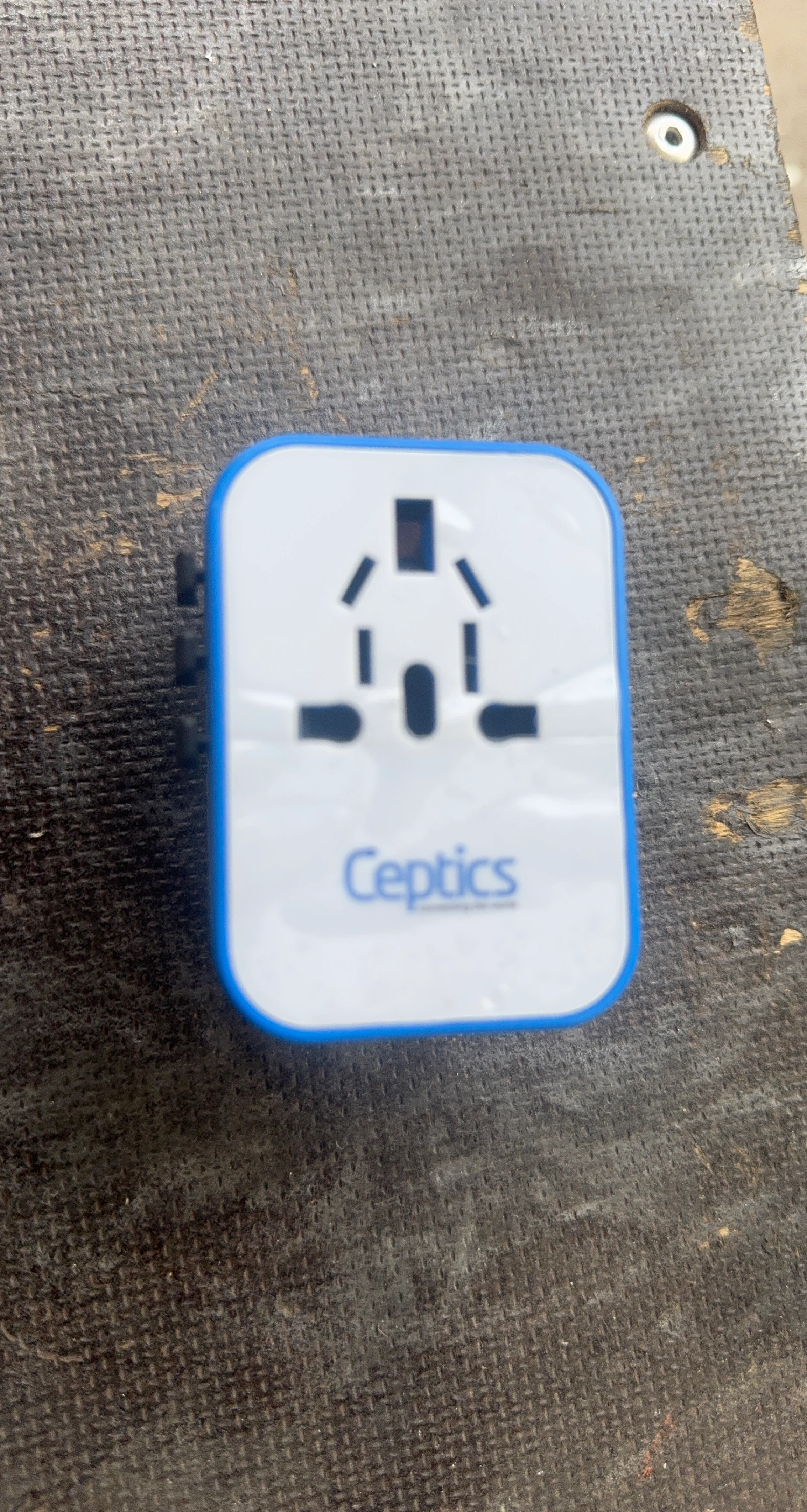 Ceptics Universal Travel Adapter with 4 USB Ports