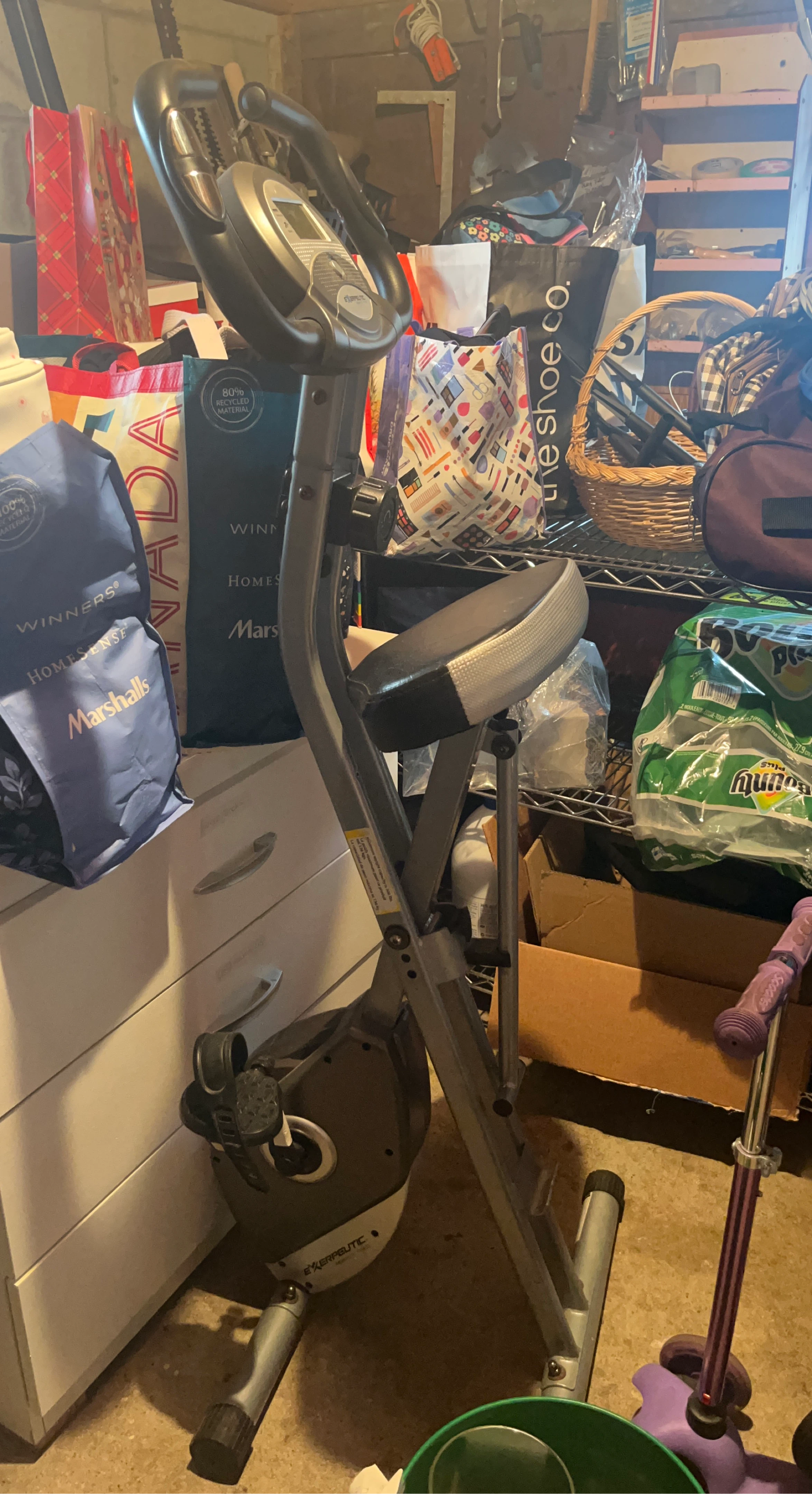 Exerpeutic Folding Exercise Bike