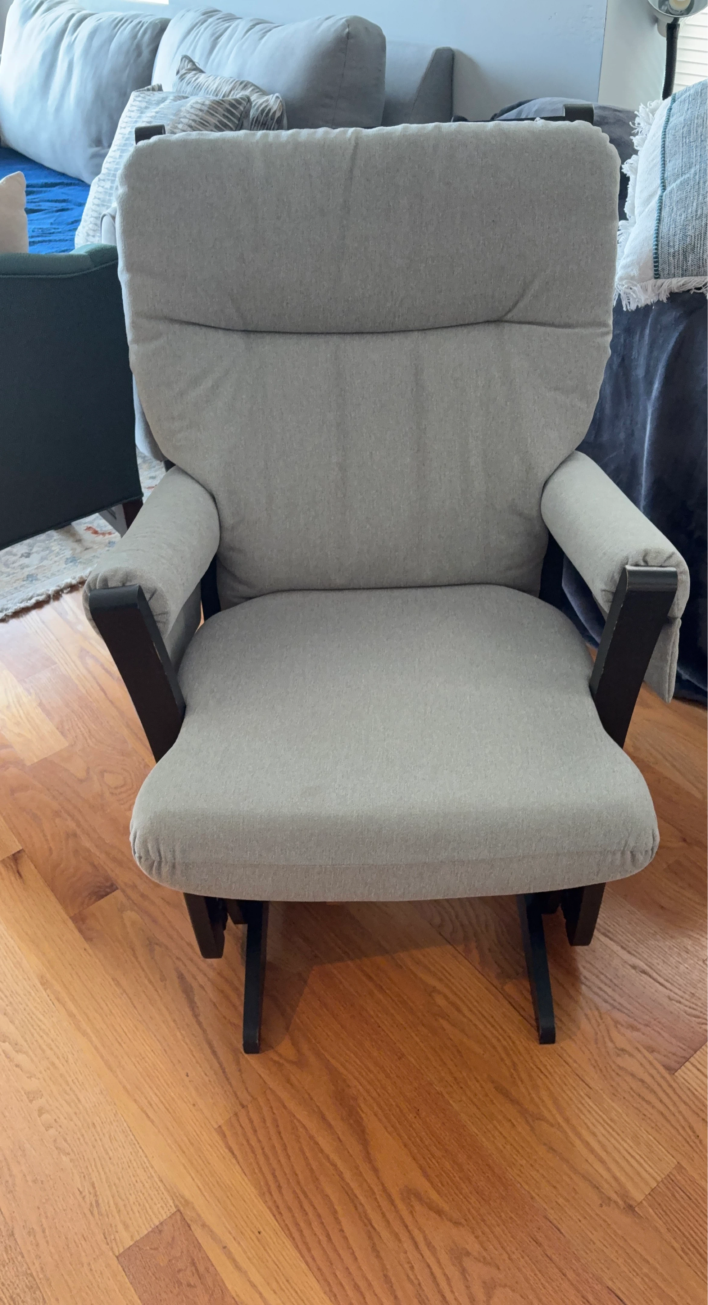 Gray Glider Chair