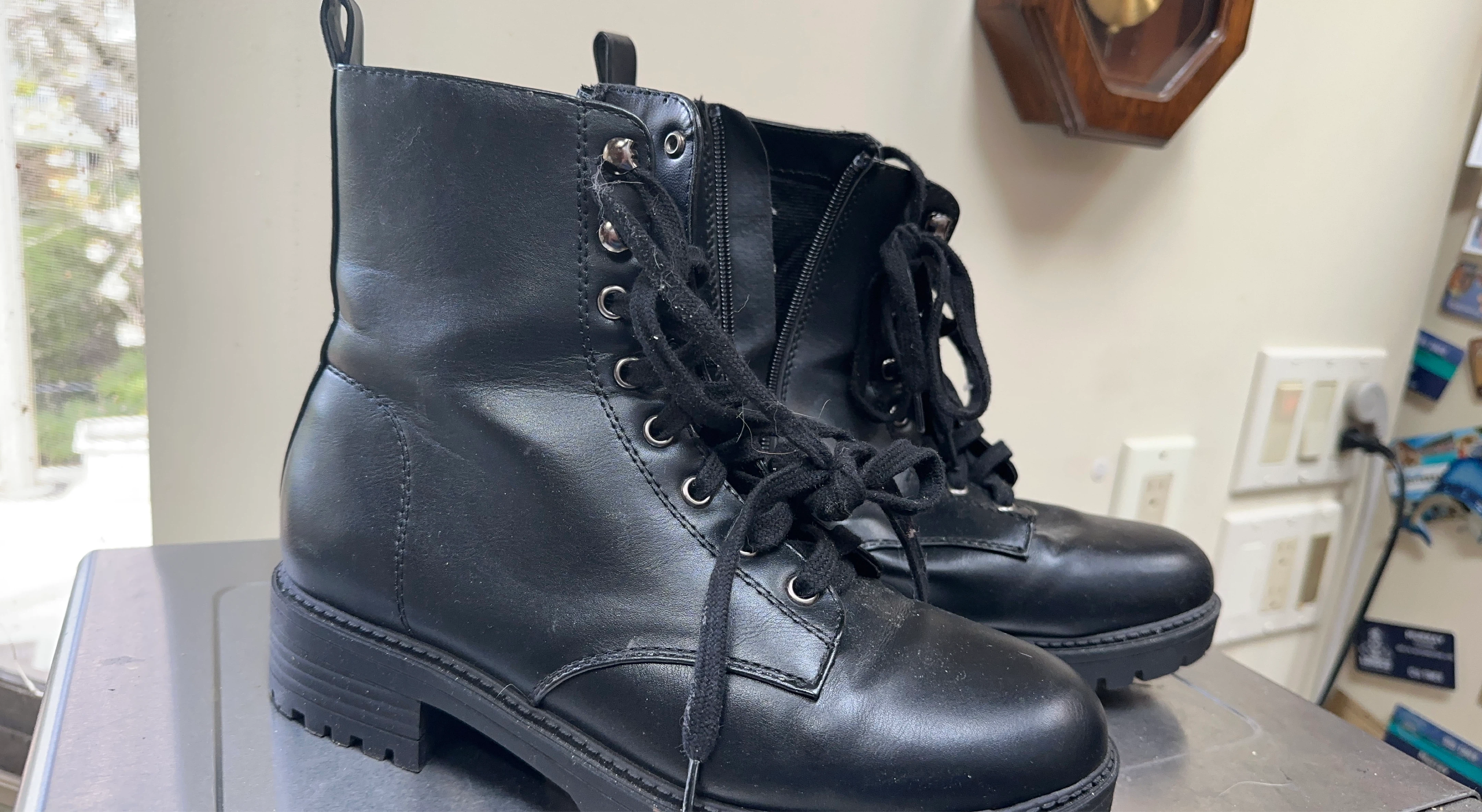 Black Combat Boots