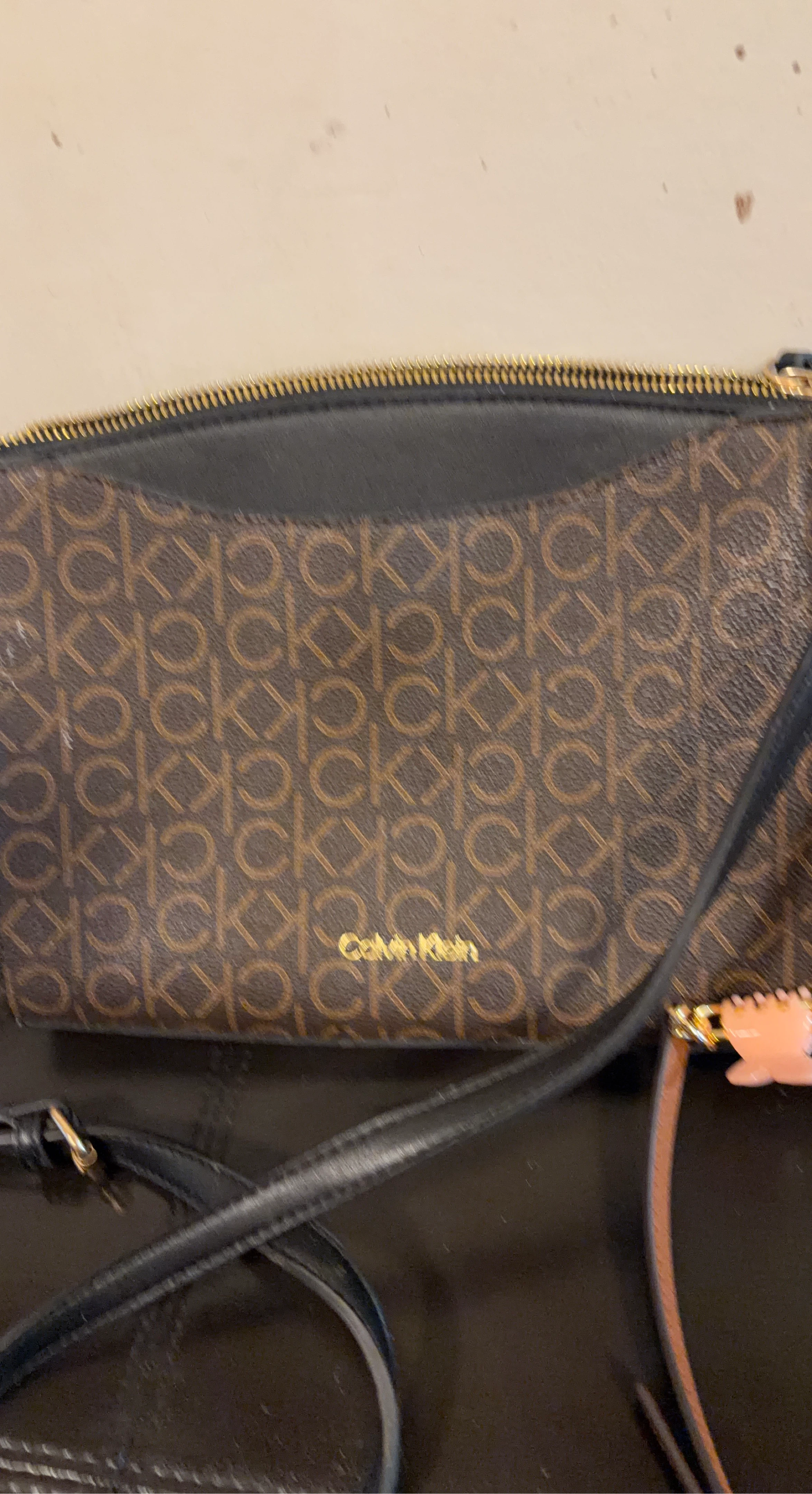 Calvin Klein Monogram Crossbody Bag