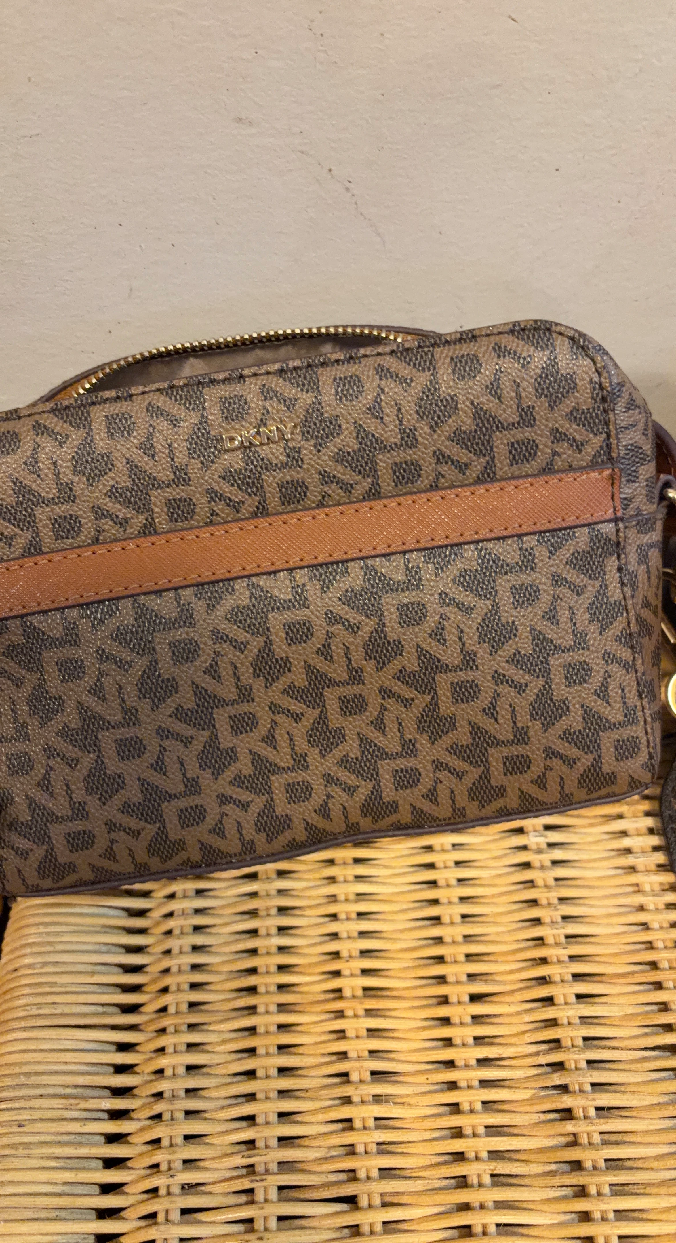 DKNY Monogram Camera Bag