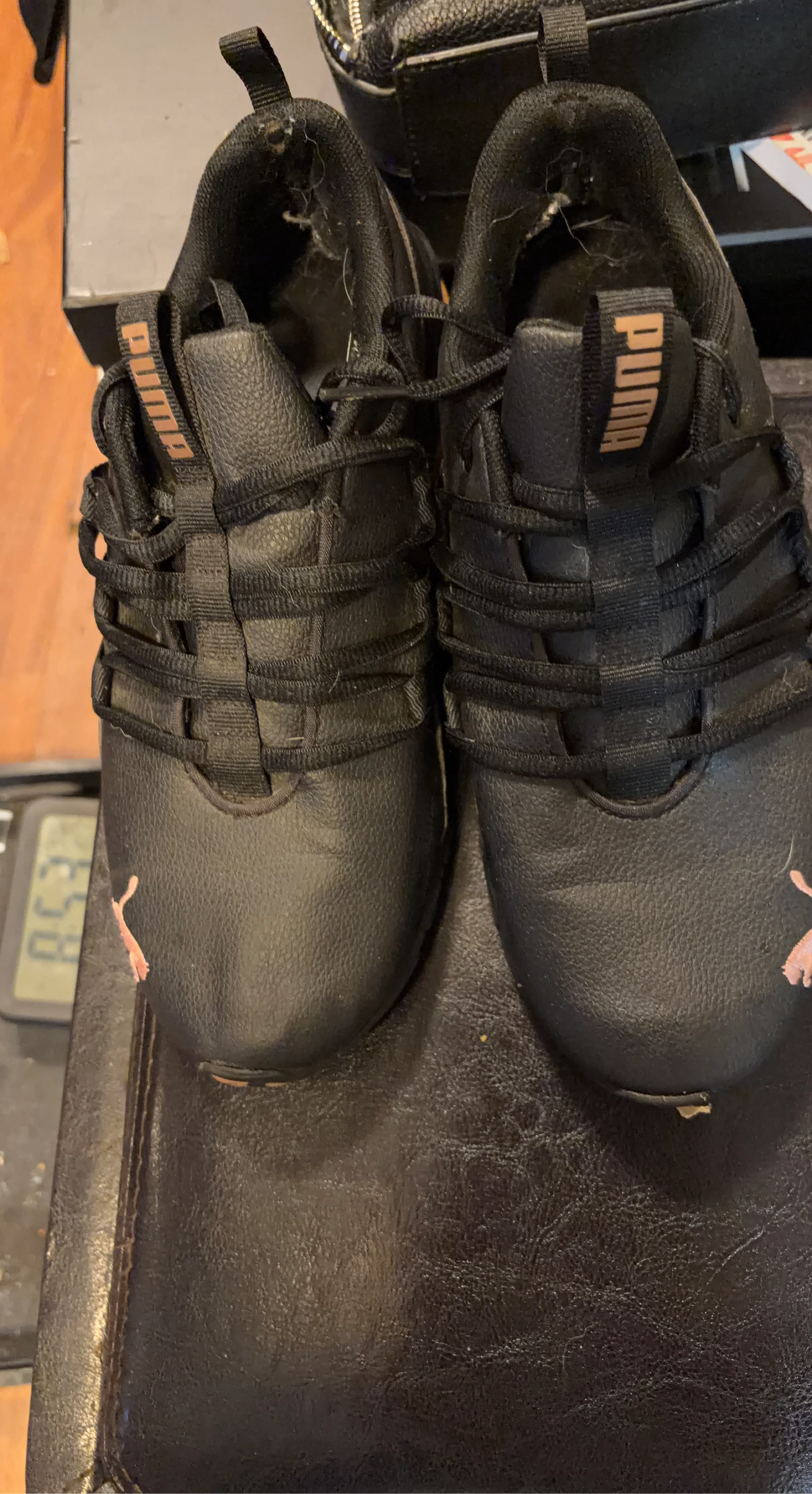 Black Puma Running Shoes