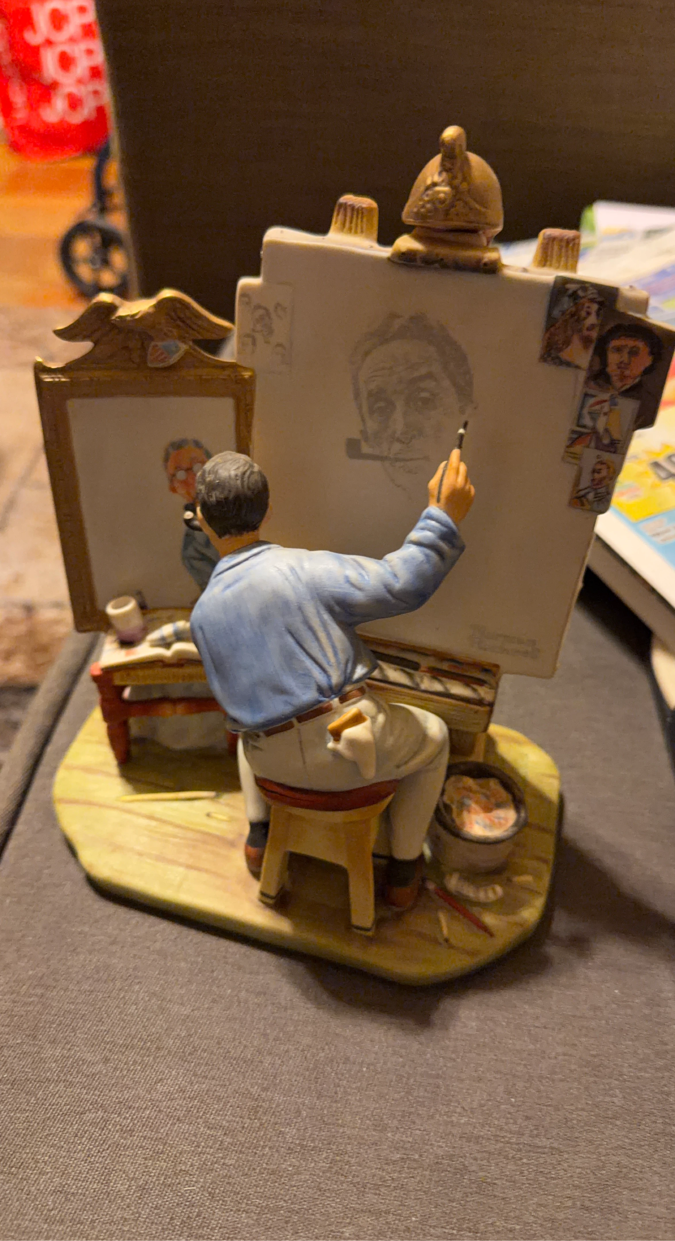 The Bradford Exchange "Artist at Easel" Figurine