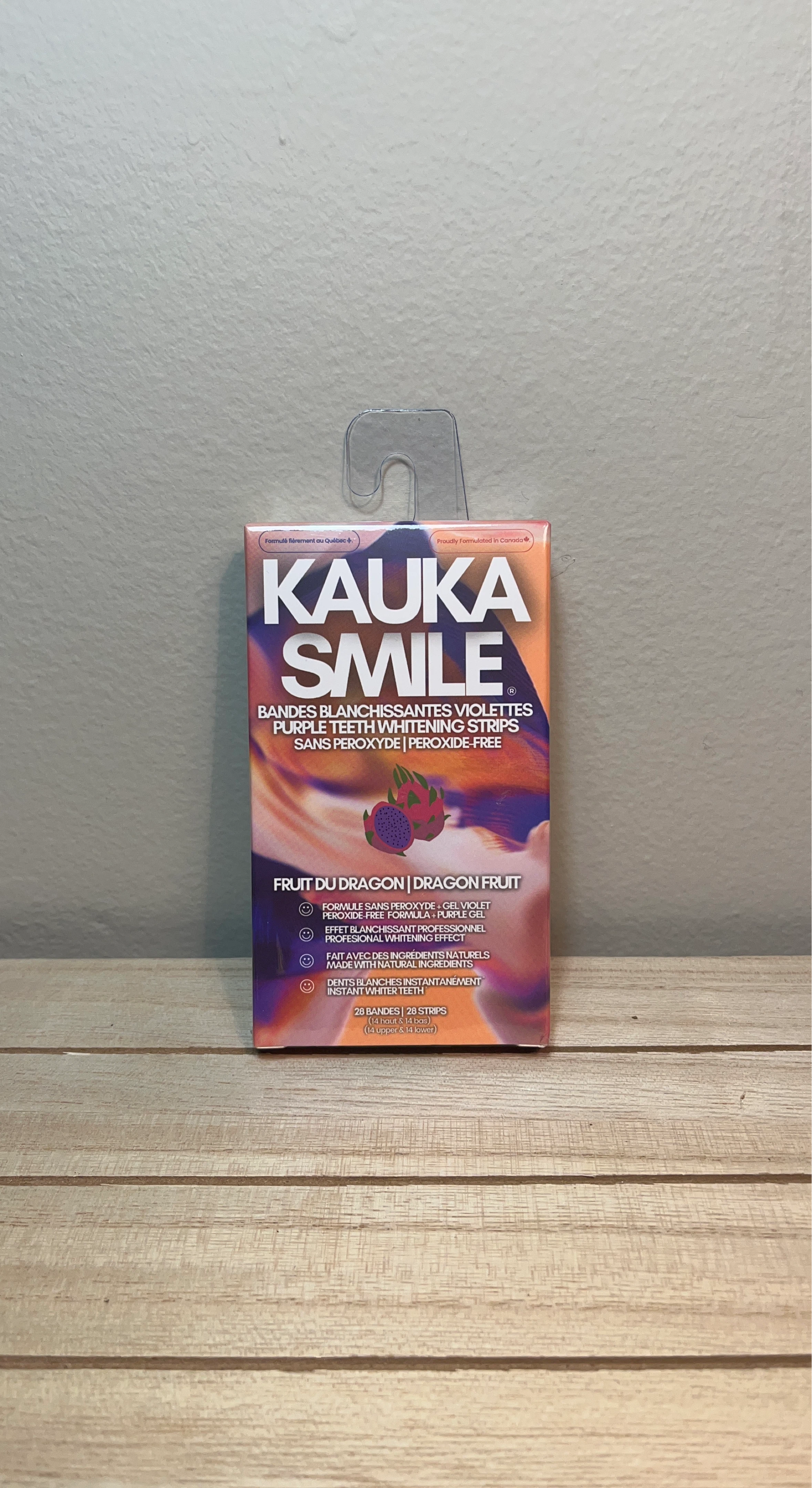 Kauka Smile Purple Teeth Whitening Strips - Dragon Fruit 🌱