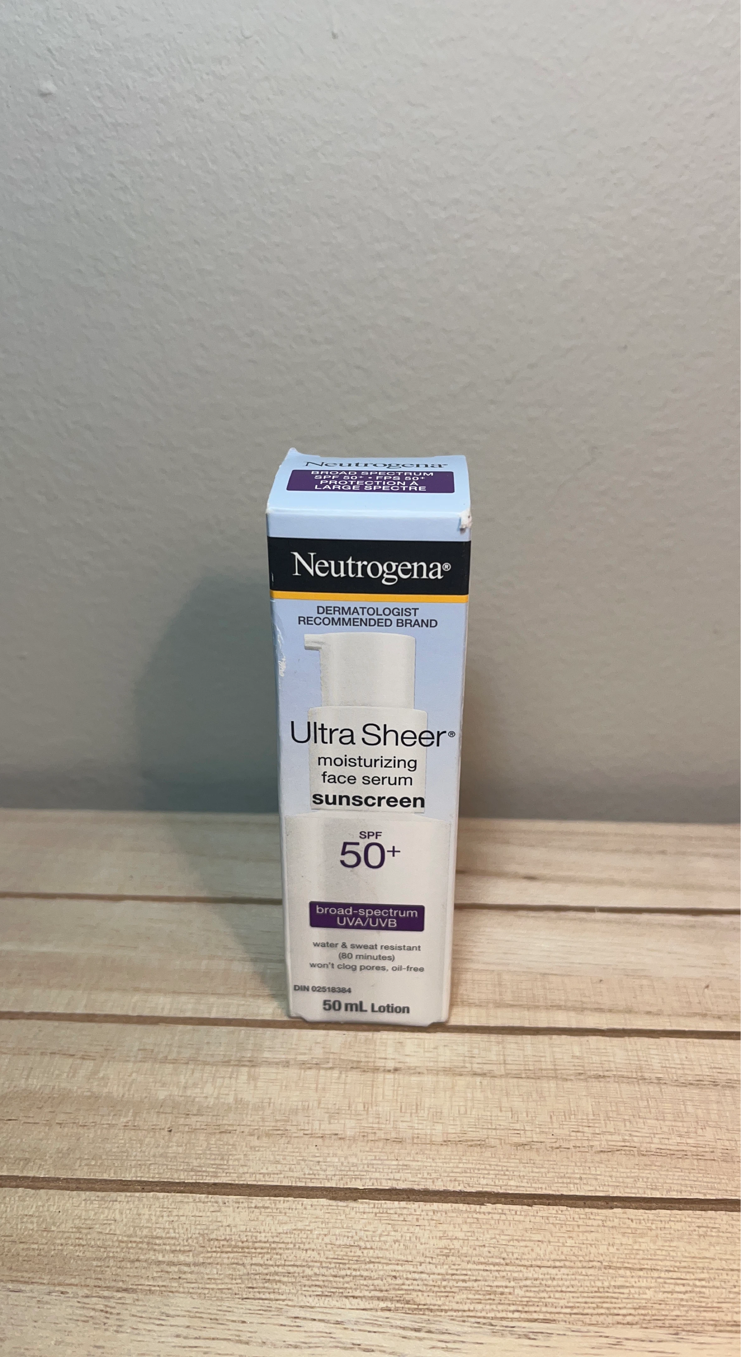 Neutrogena Ultra Sheer Moisturizing Face Serum SPF 50+🌱