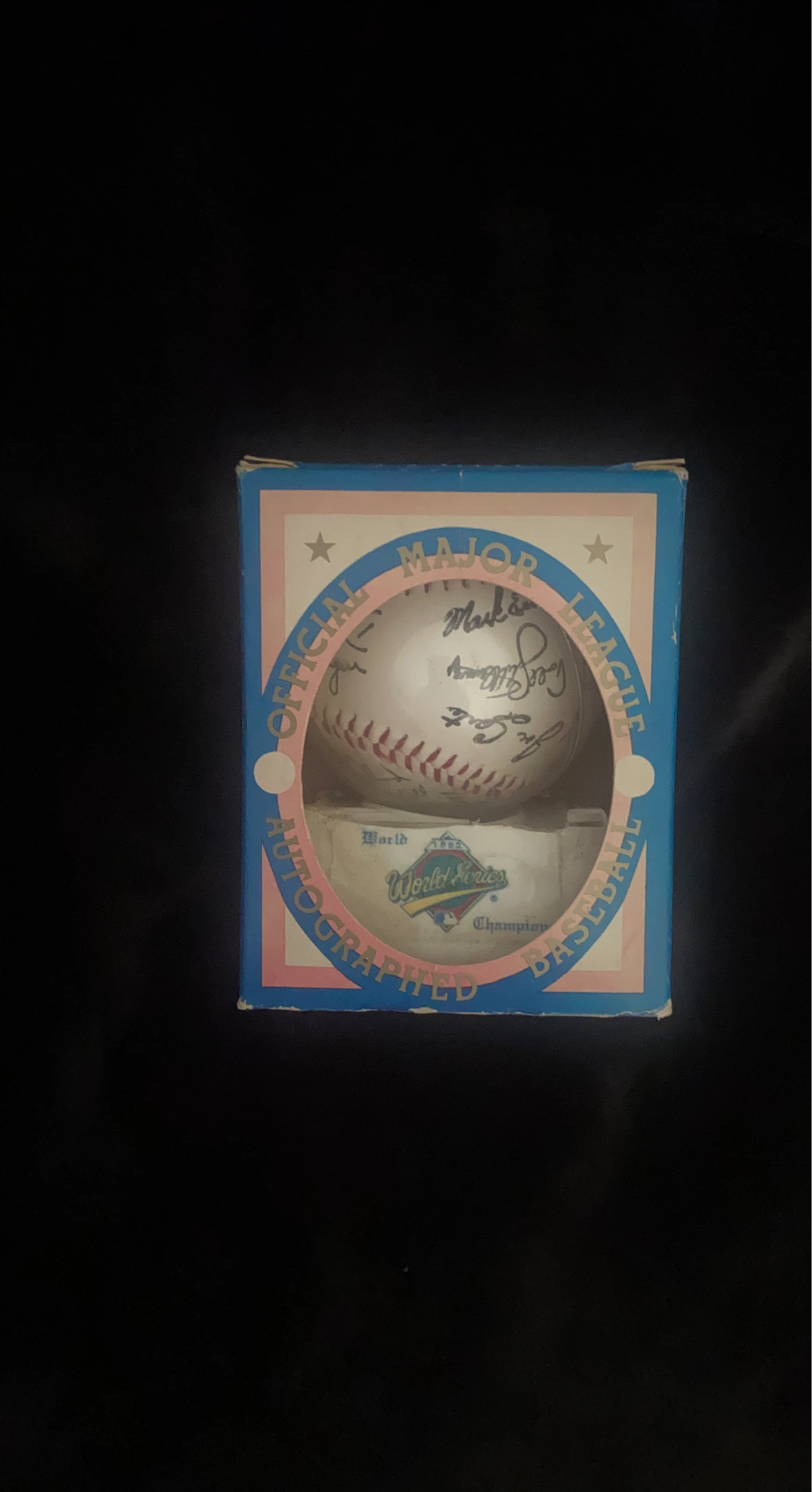 Official Major League Autographed Reproduced Baseball