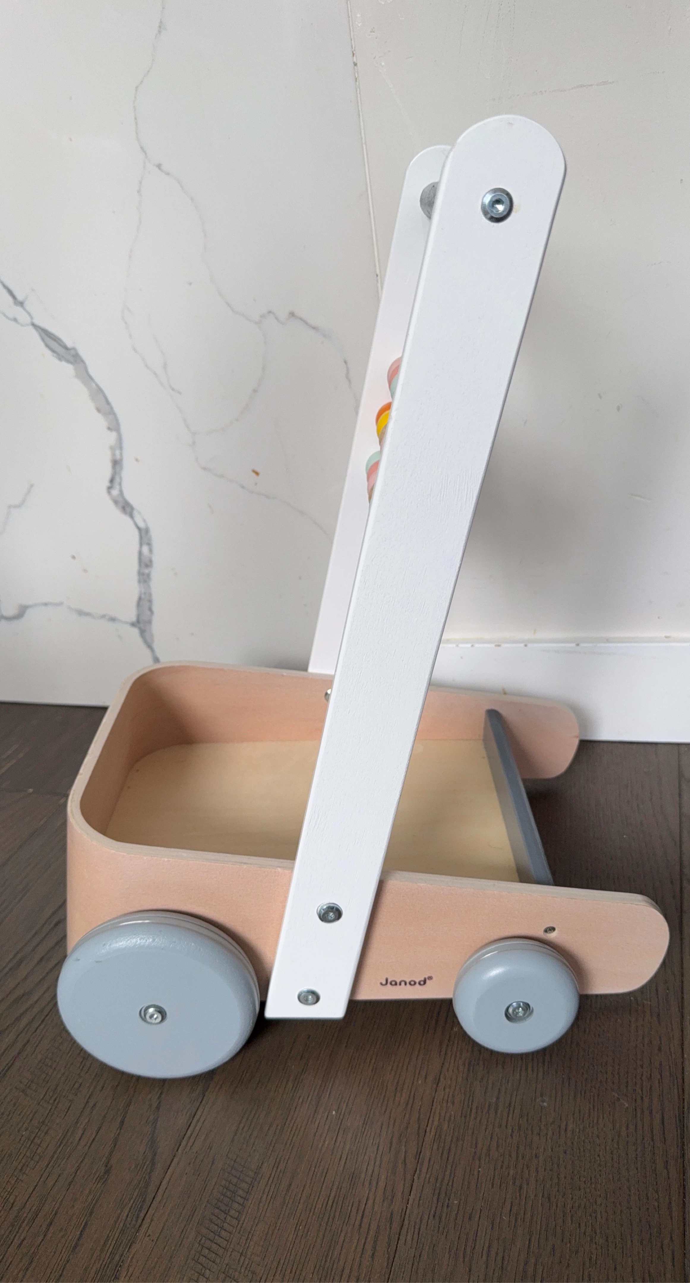 Janod Wooden Baby Walker with Abacus