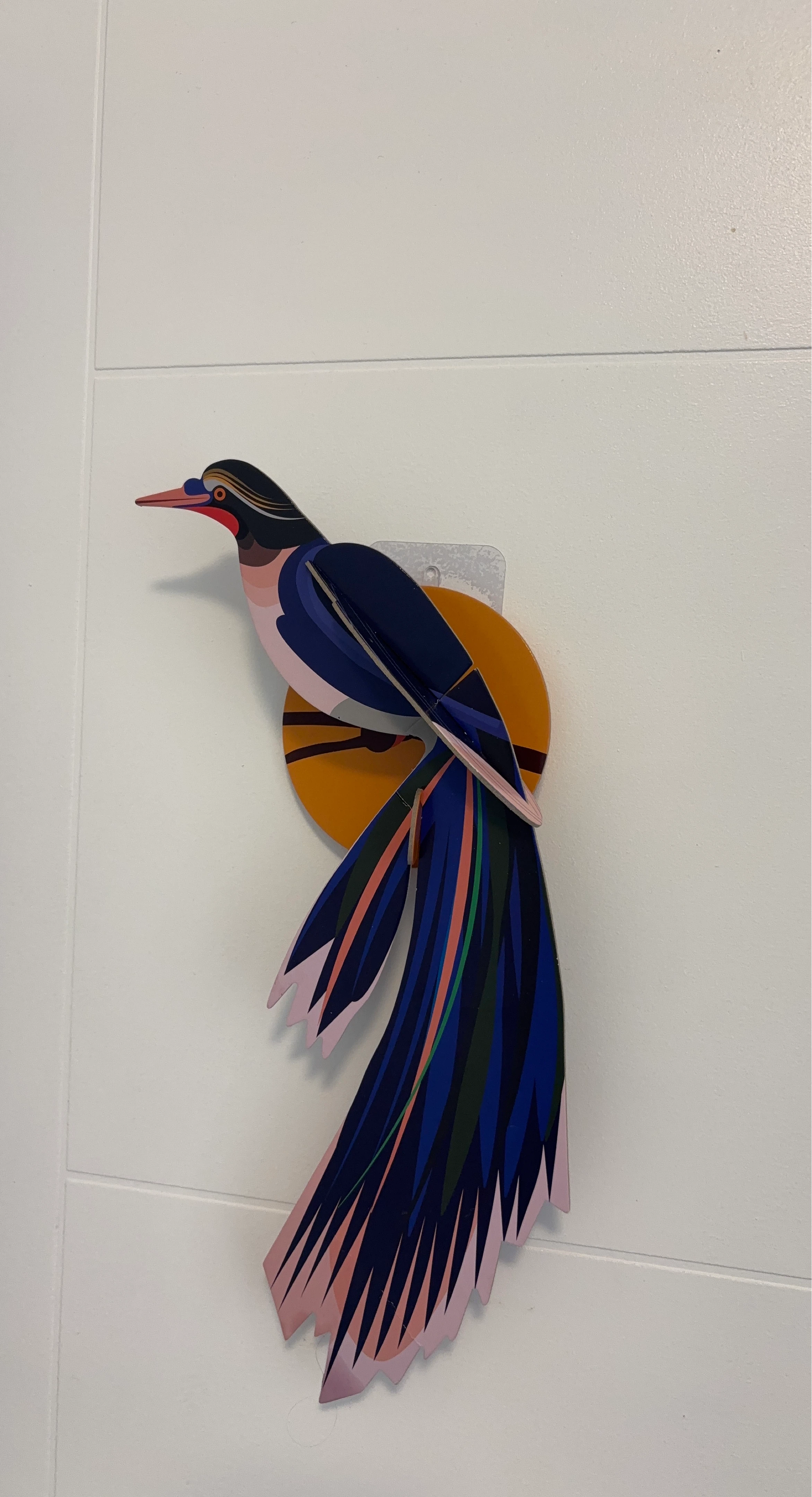 3D Bird Wall Art - Blue & Yellow - photo 2