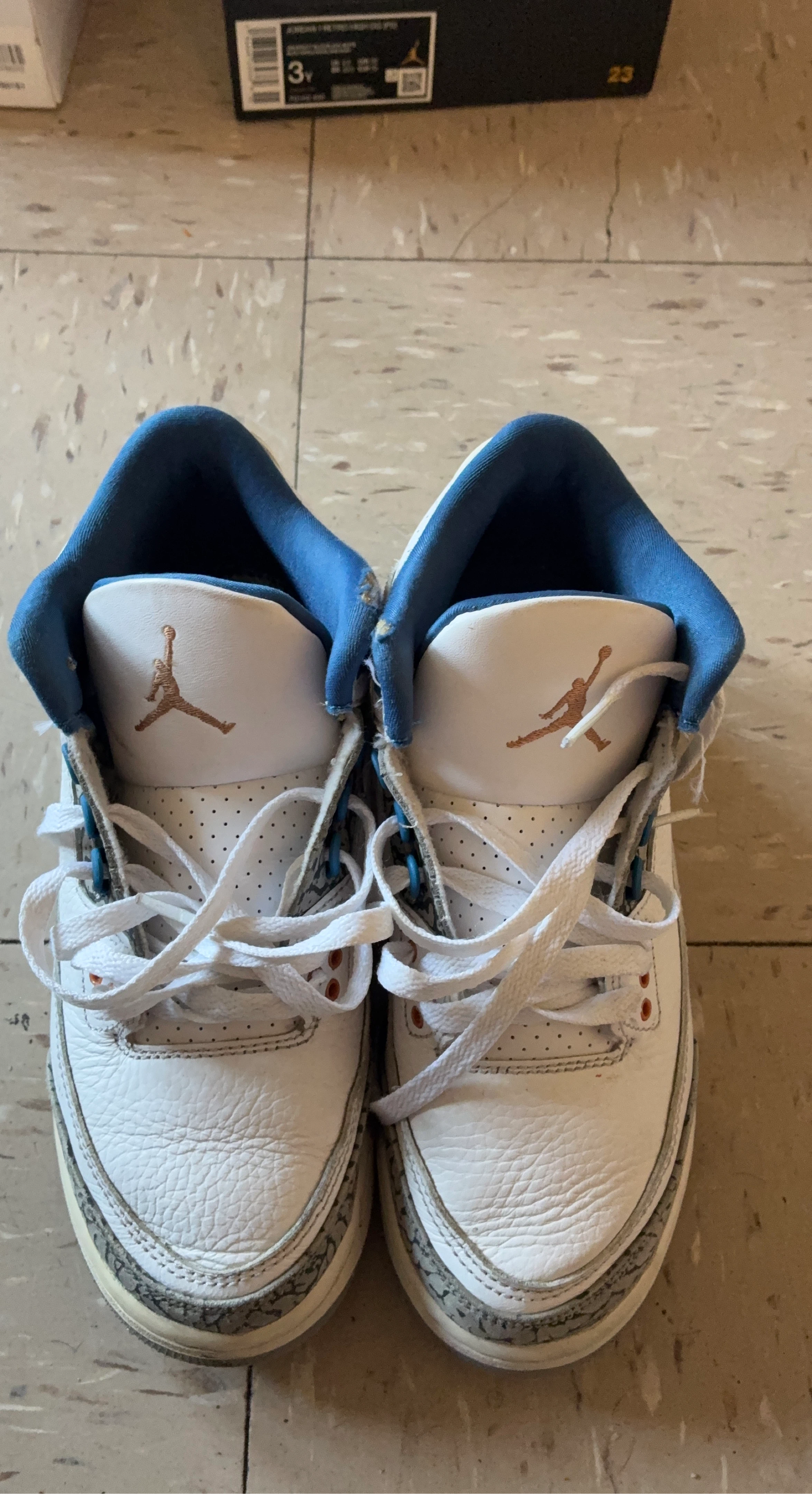 Air Jordan 3 "True Blue" Kid's Size 3Y