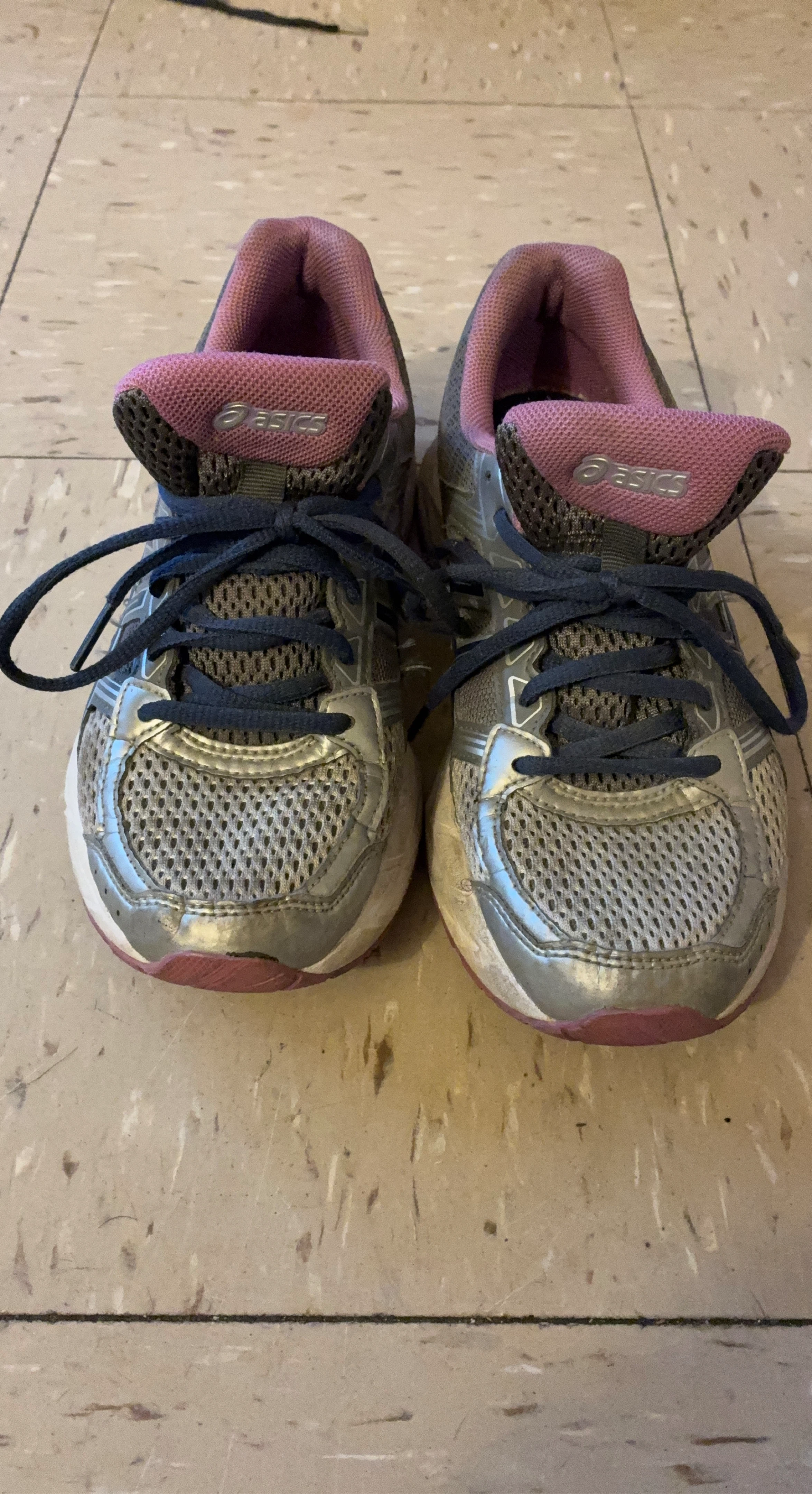 ASICS Women's Running Shoes Silver/Pink