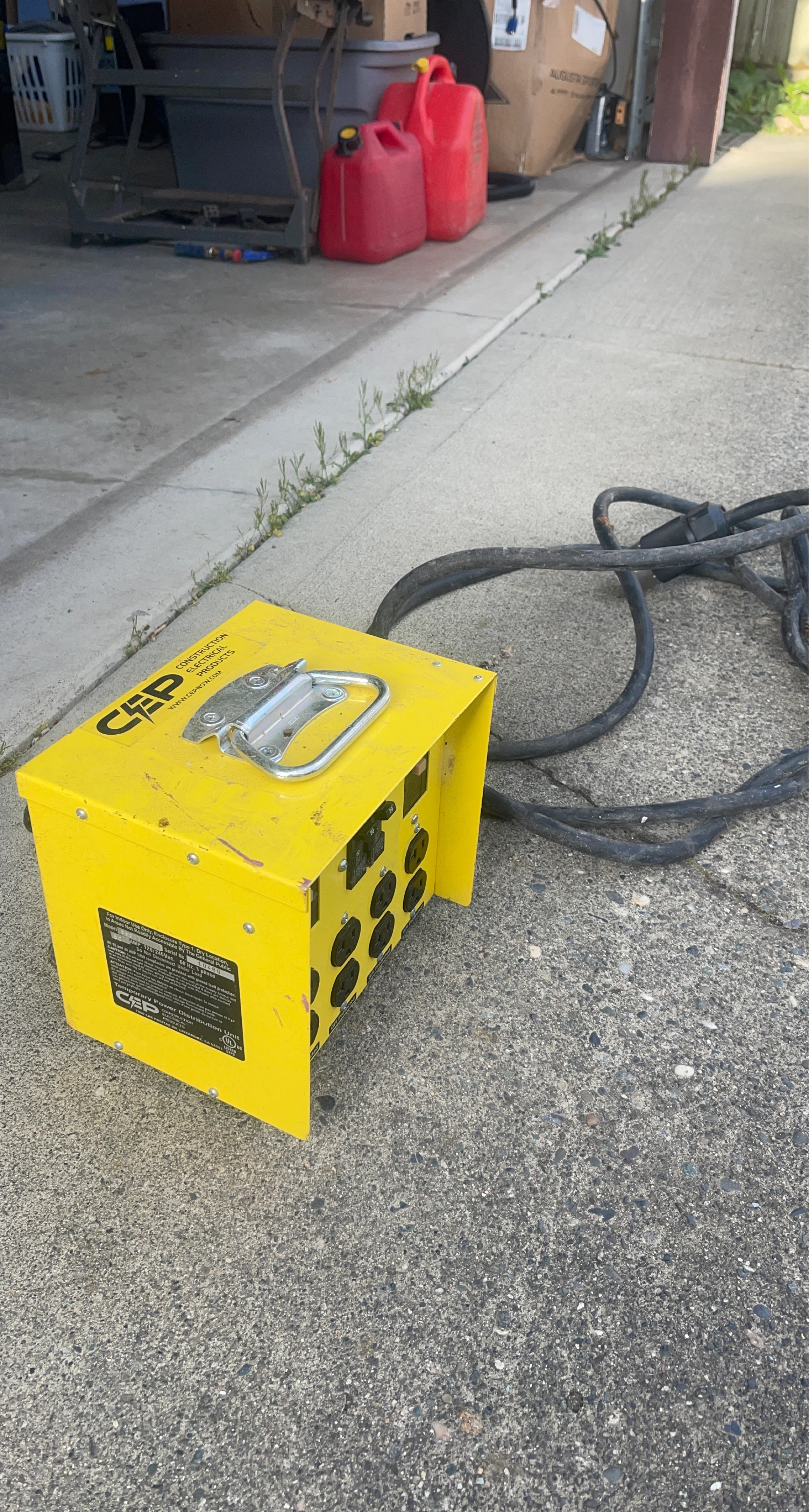 CEP Temporary Power Distribution Unit