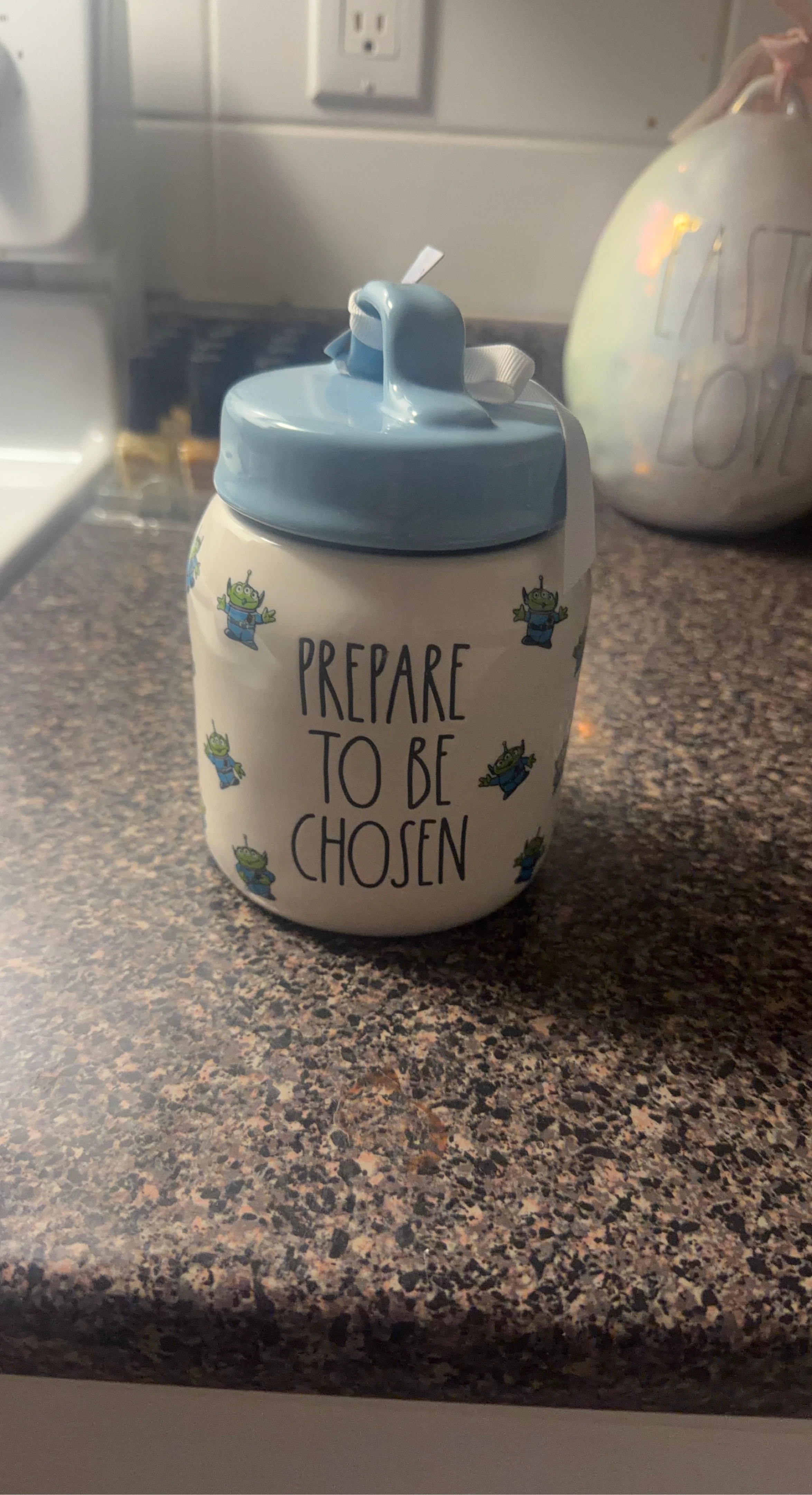 RAE DUNN Disney Pixar Toy Story Alien "Prepare To Be Chosen" Jar
