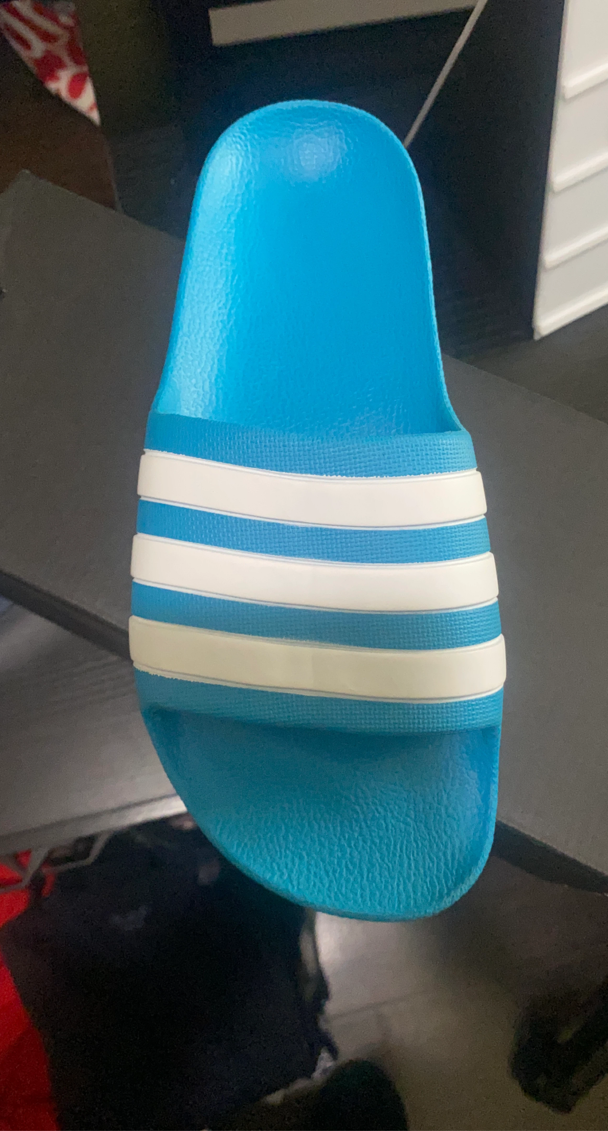 Adidas Adilette Aqua K Kids Sandals Size 5 Youth