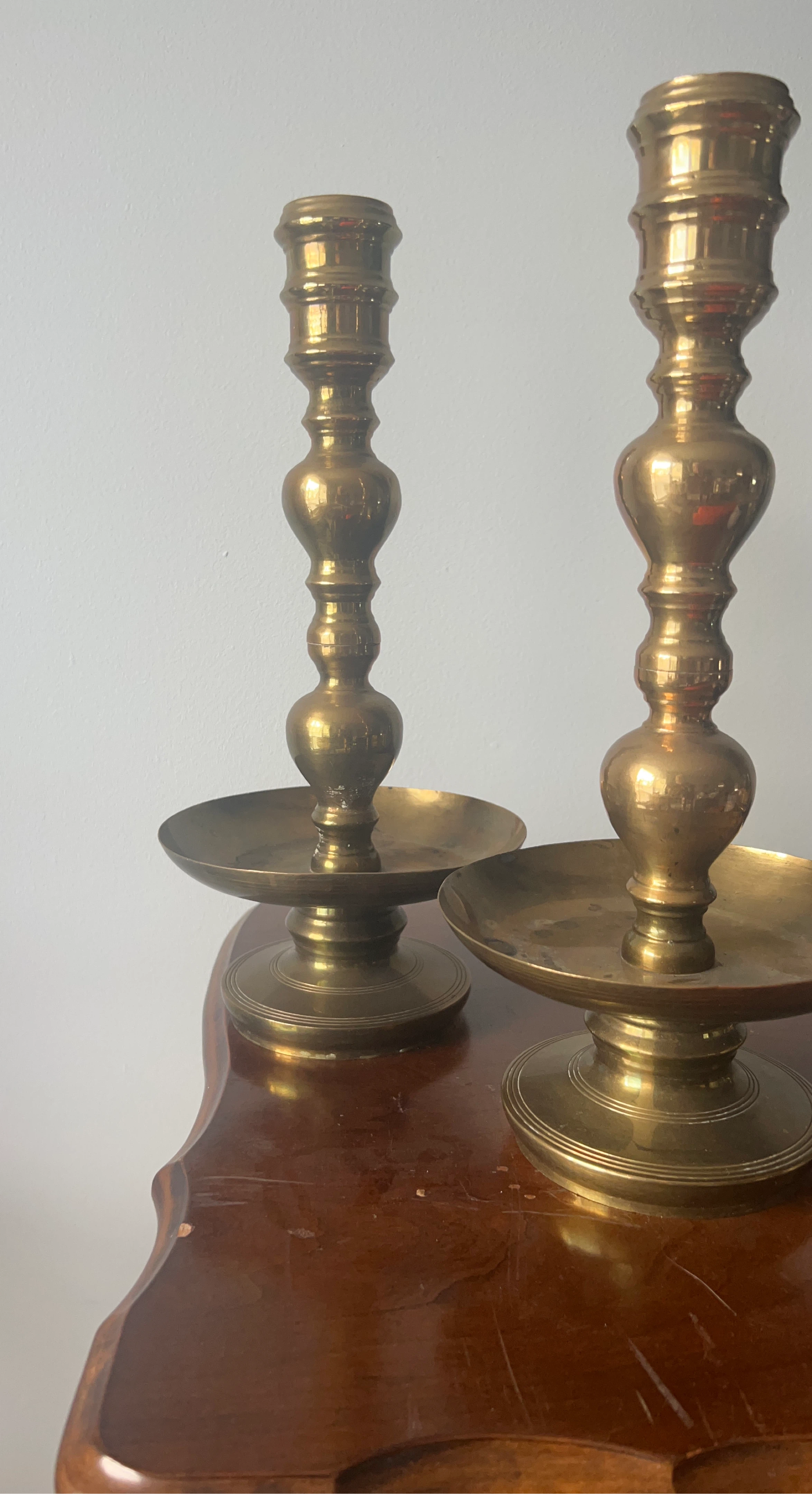 Brass Candlesticks - Pair