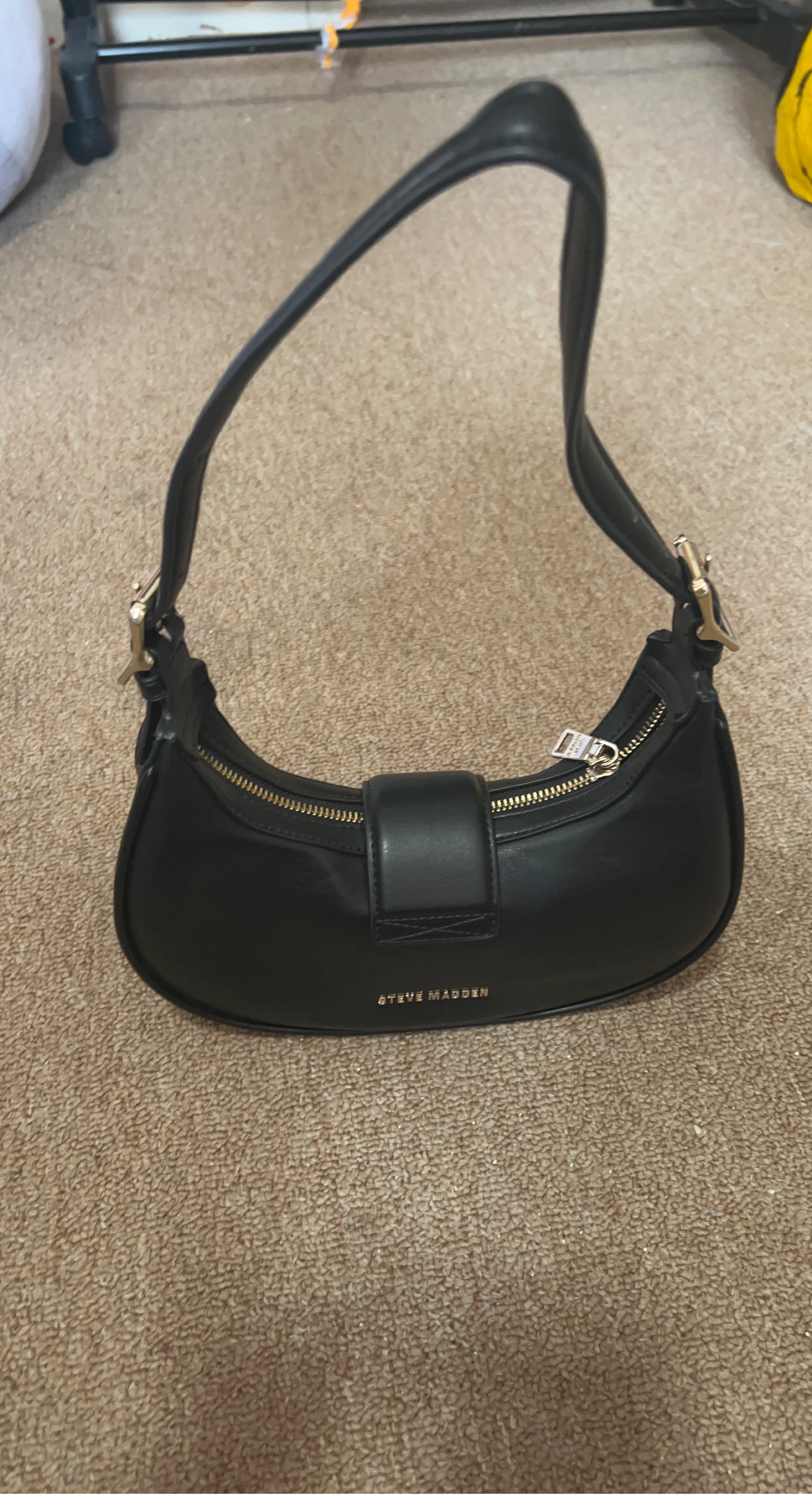 Steve Madden Black Shoulder Bag