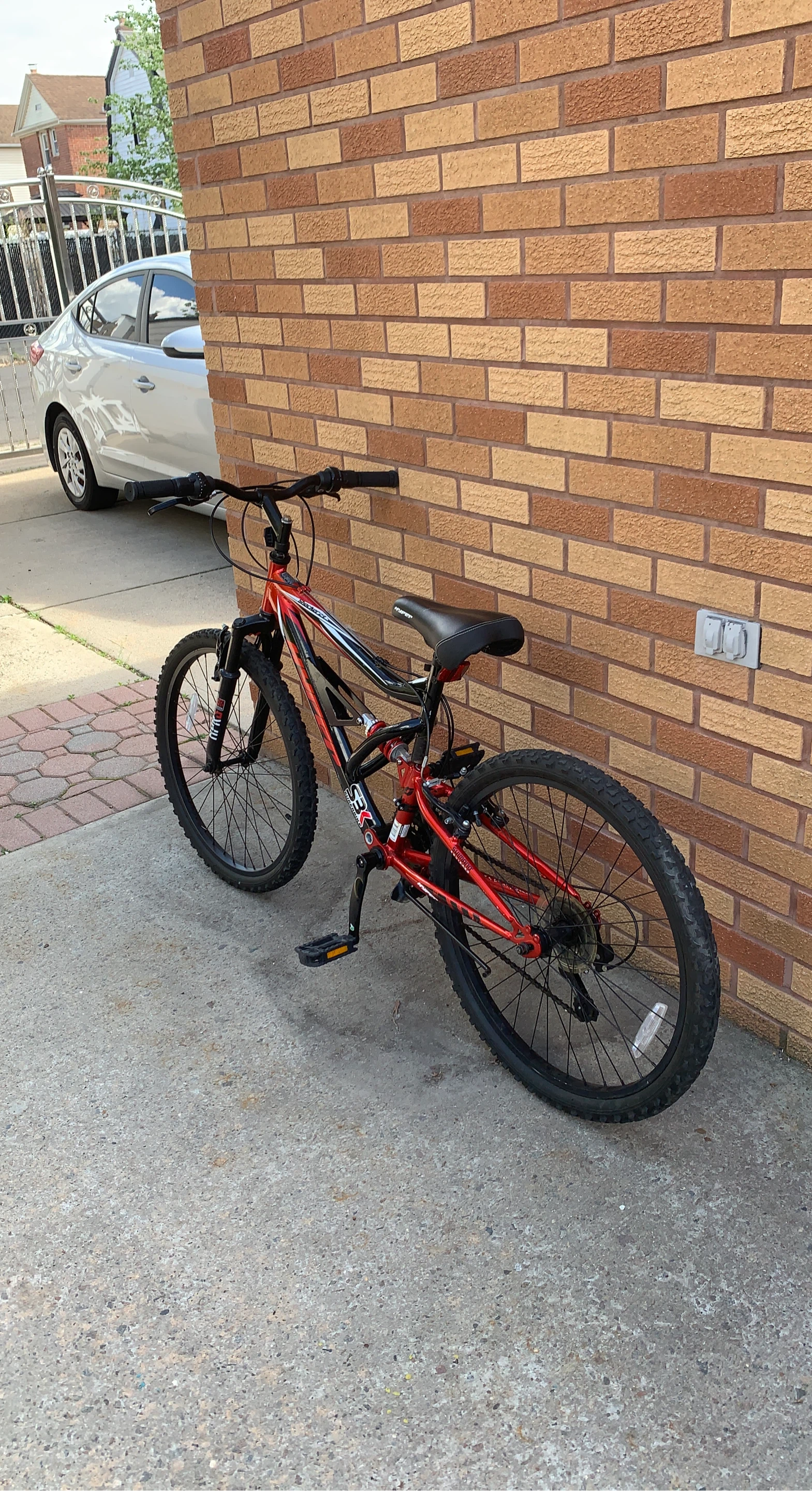 Red and Black Mountain Bike