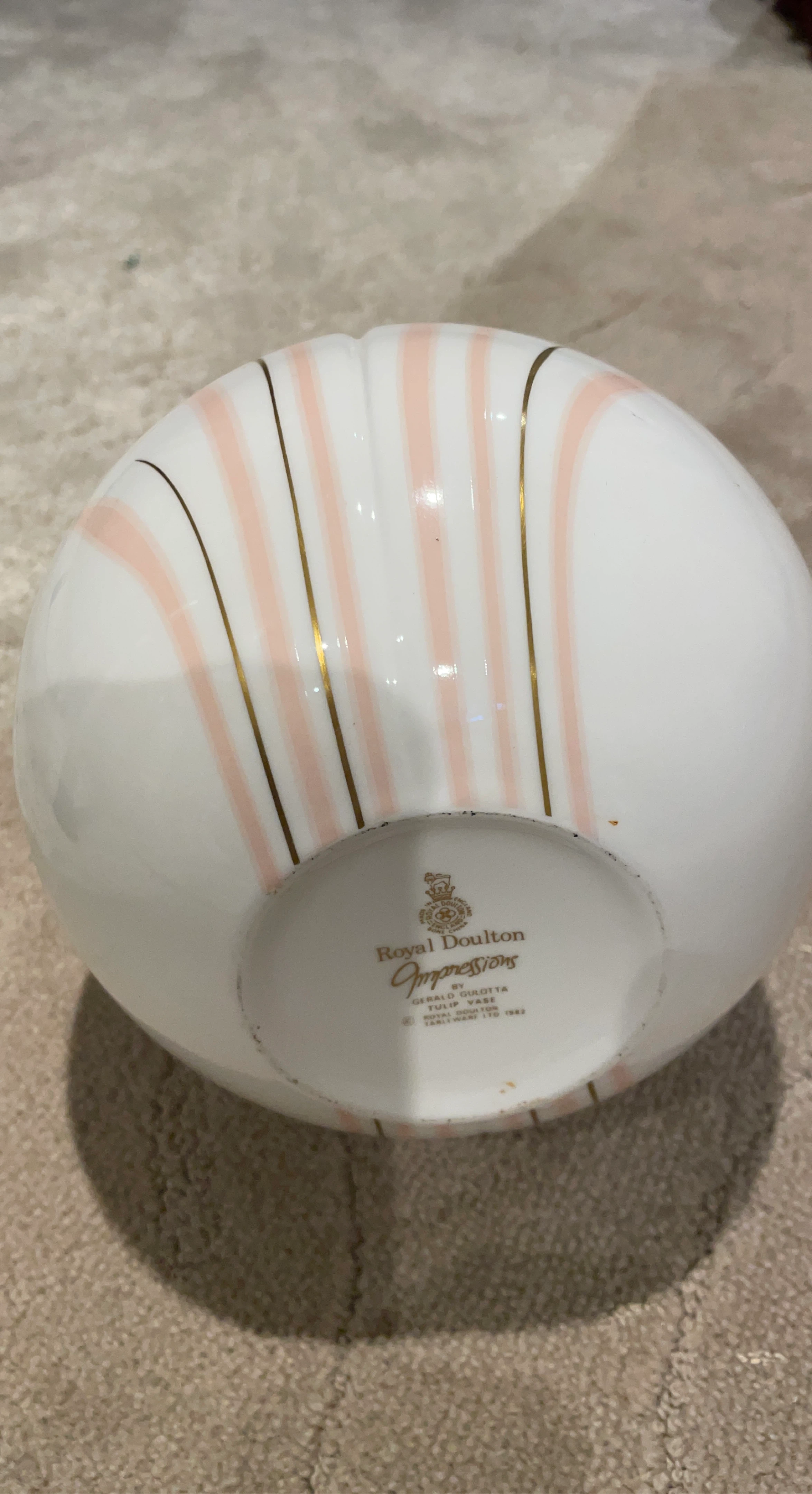 Royal Doulton Impressions Tulip Vase