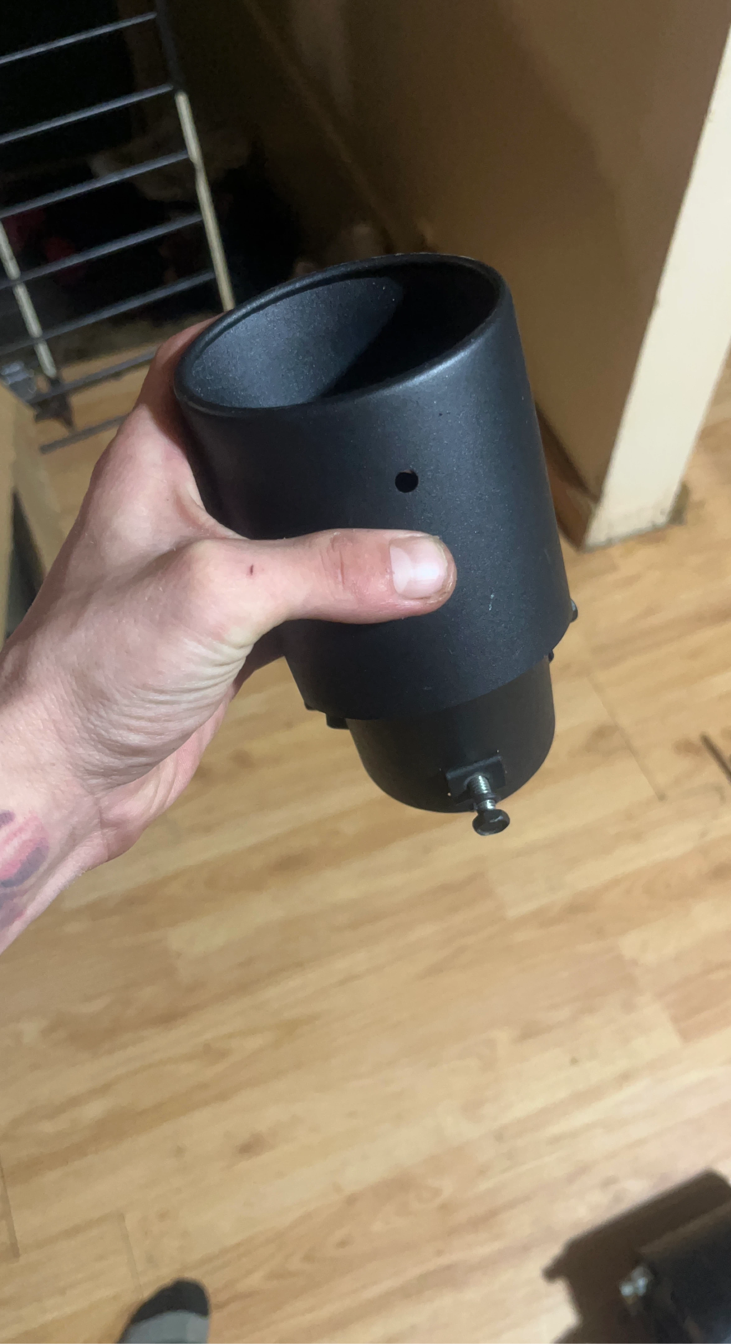Black Exhaust Tip
