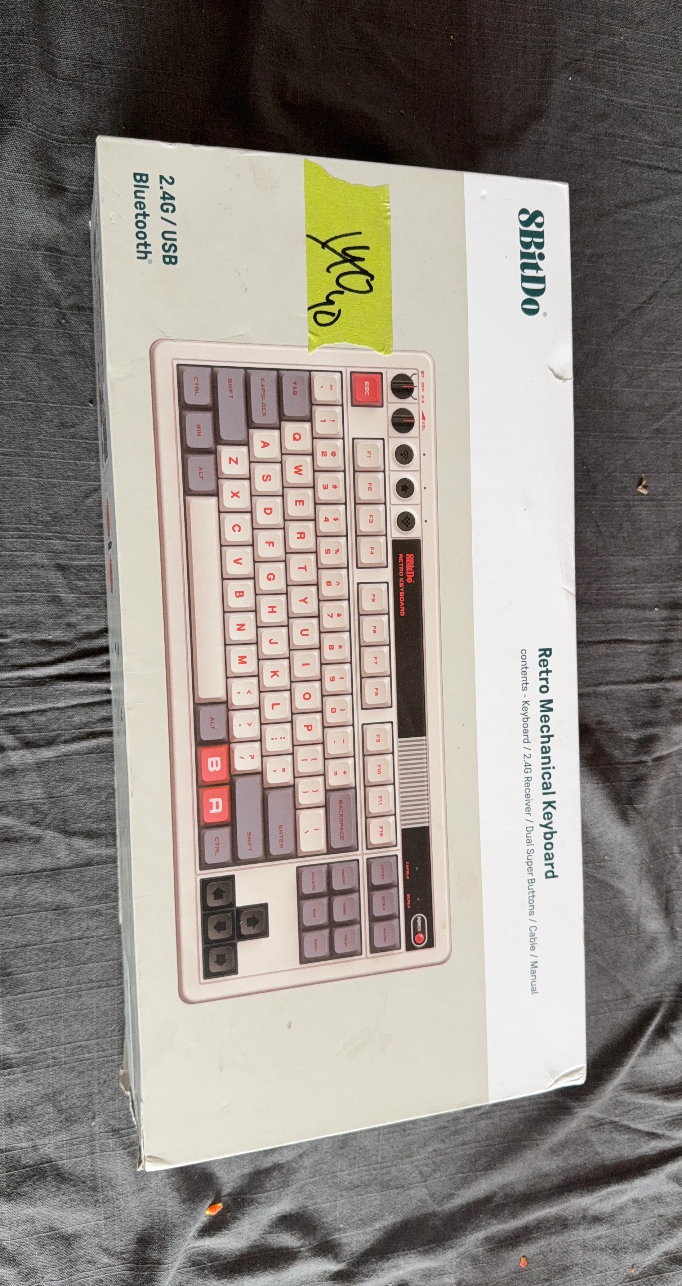 8BitDo Retro Mechanical Keyboard - Pink