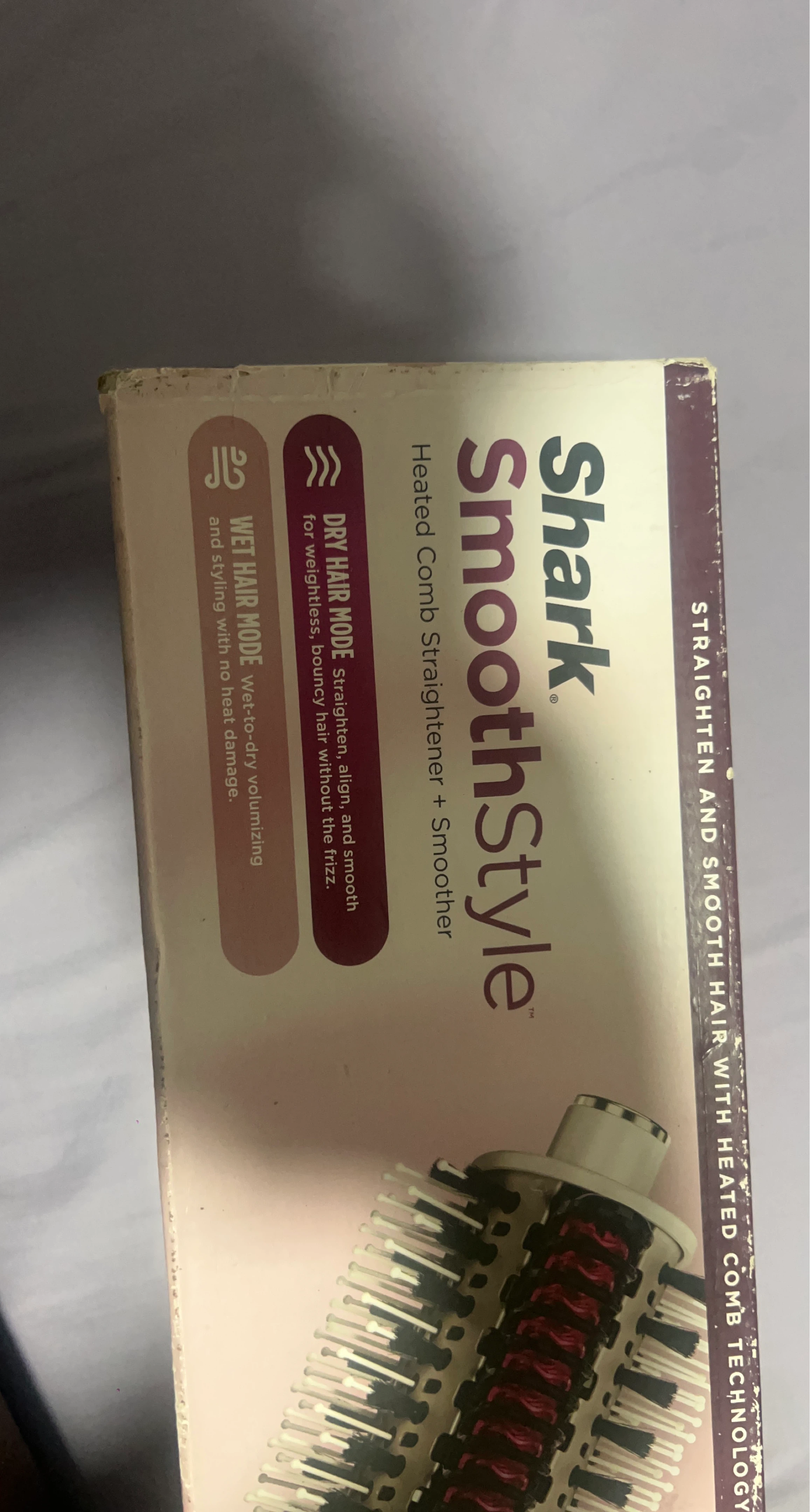 Shark SmoothStyle Heated Comb Straightener + Smoother